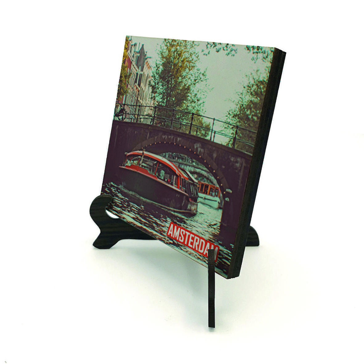 Amsterdam GörseliBaskılı MDF Masaüstlük