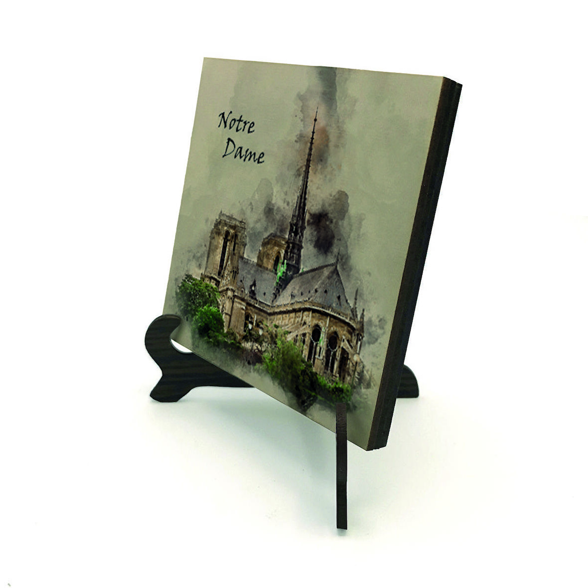 Notre DameBaskılı MDF Masaüstlük