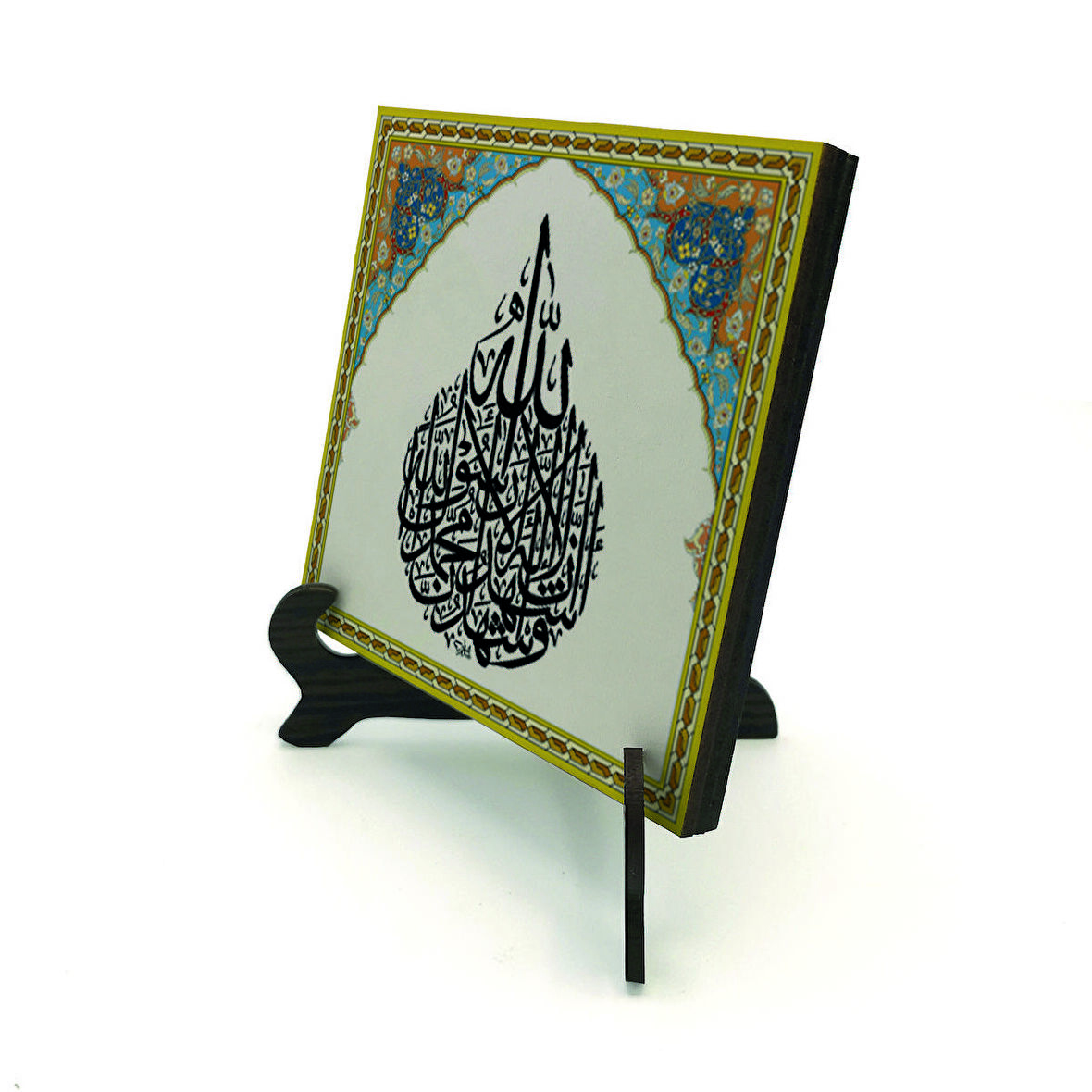 Kelime-i ŞehadetYazılı MDF Masaüstlük