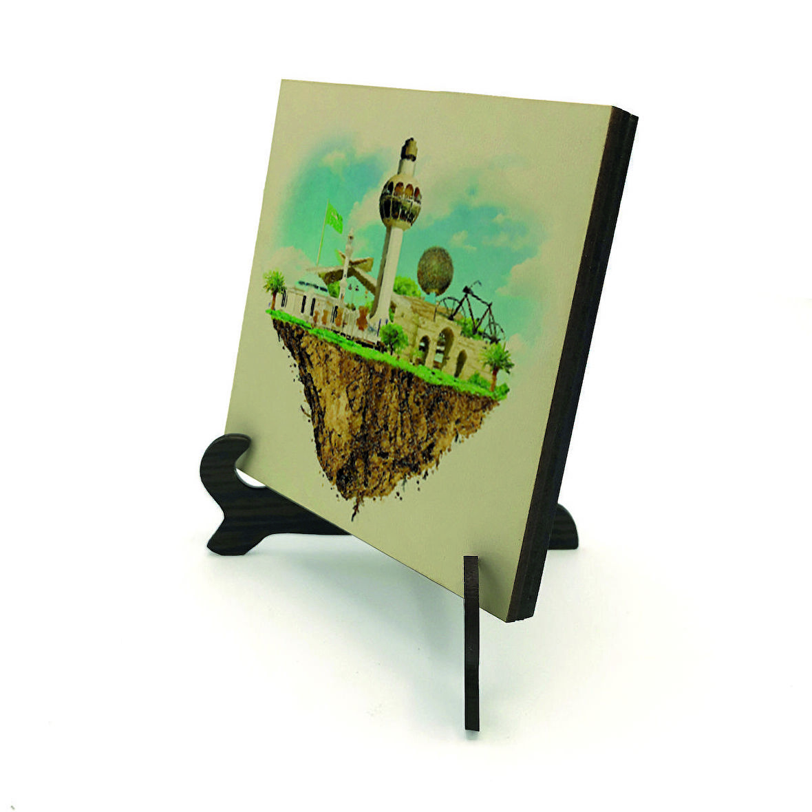 Suudi Arabistan GörseliBaskılı MDF Masaüstlük