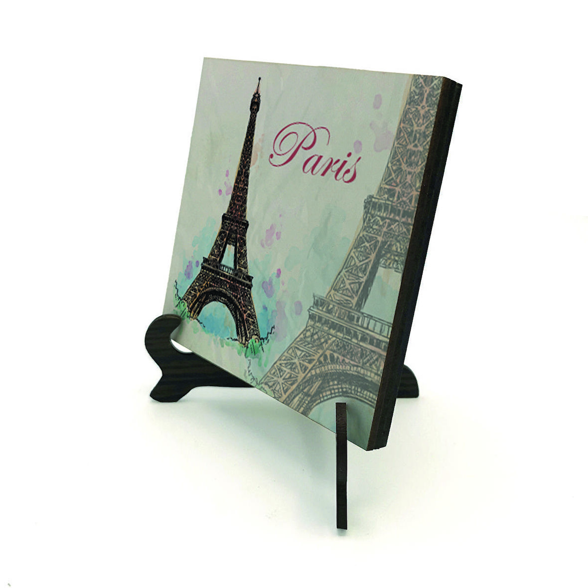 Eyfel KulesiBaskılı MDF Masaüstlük