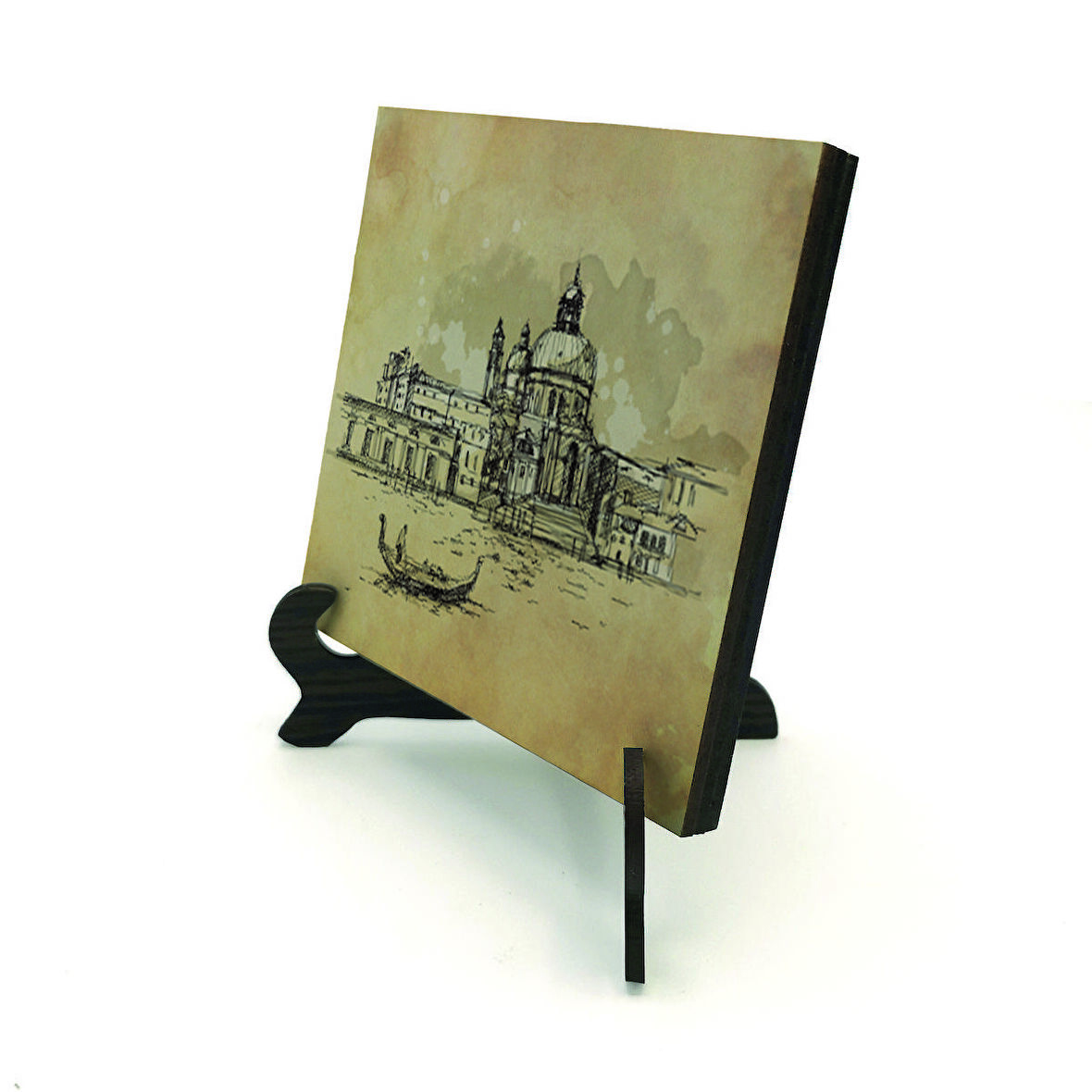 Venedik GörseliBaskılı MDF Masaüstlük