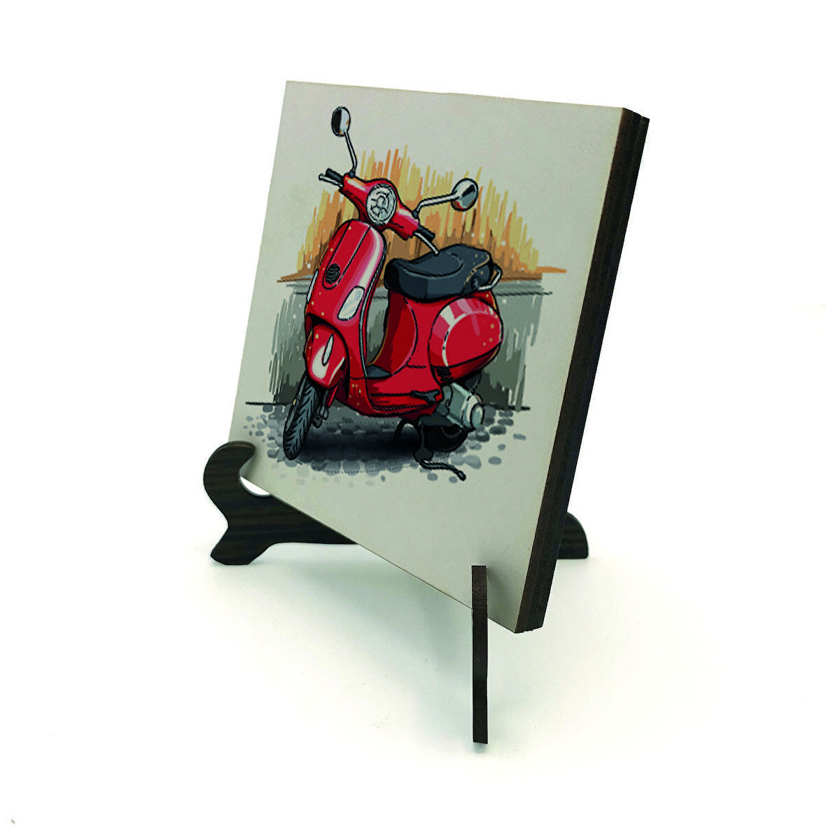 İtalya GörseliBaskılı MDF Masaüstlük