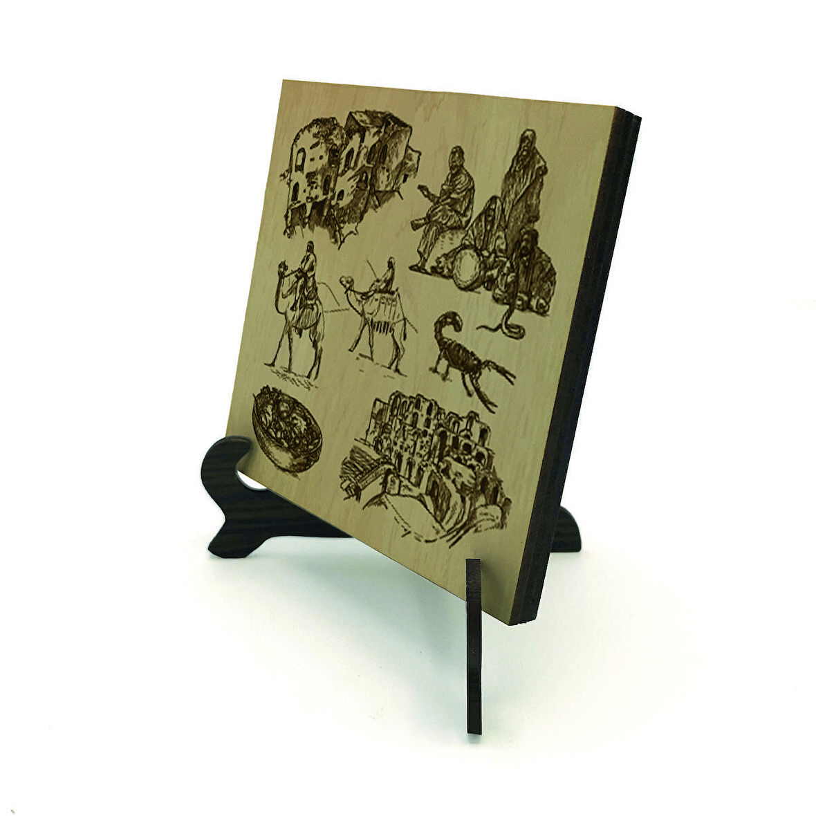 Ortadoğu SembolleriBaskılı MDF Masaüstlük