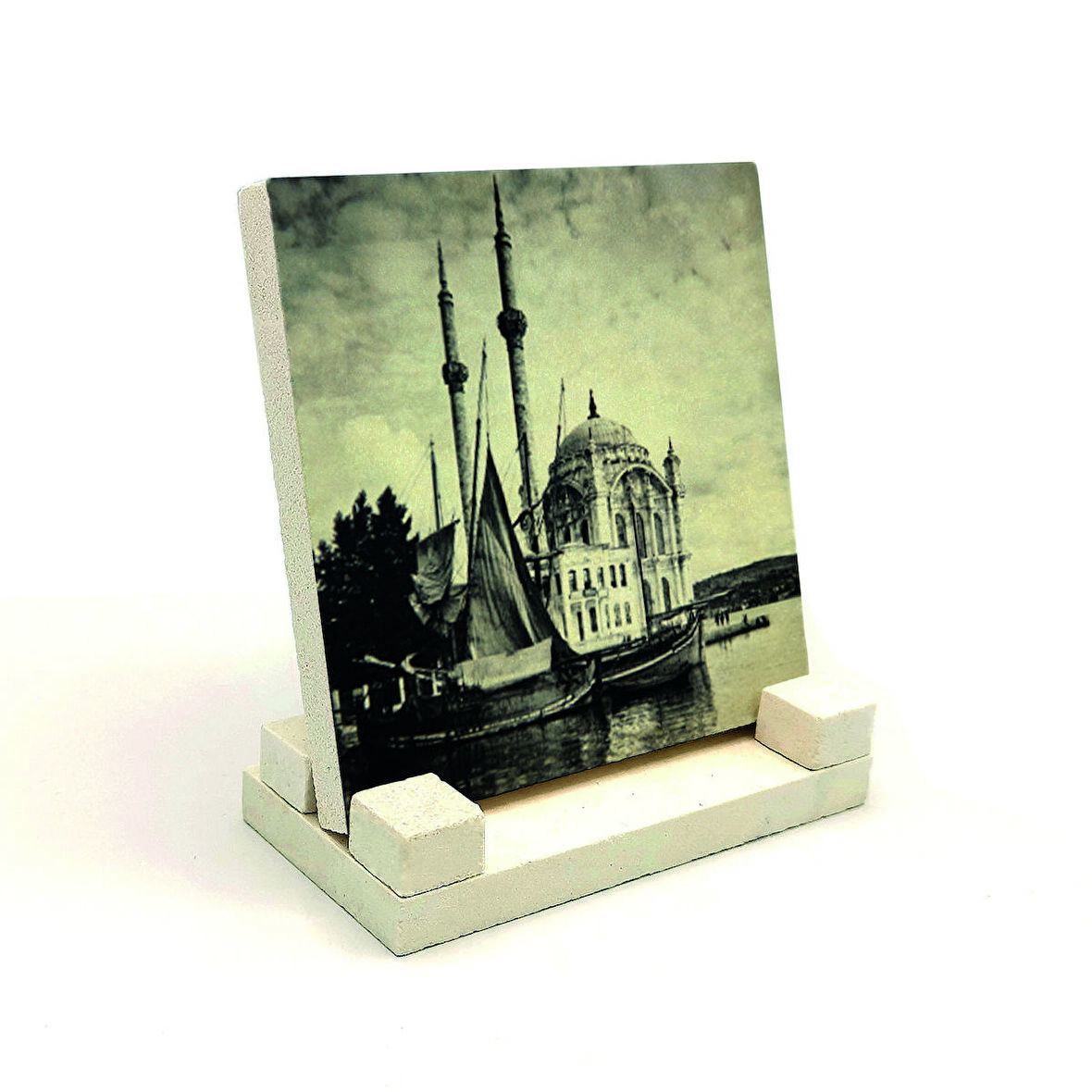 Ortaköy Camii (Fotoğraf, 1920’ler)Baskılı MDF Masaüstlük