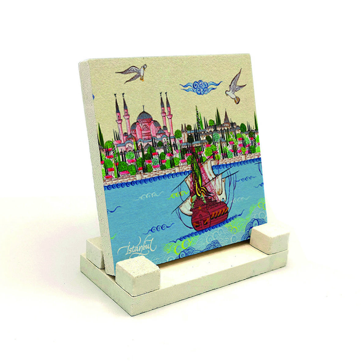 Ayasofya Camii Baskılı MDF Masaüstlük
