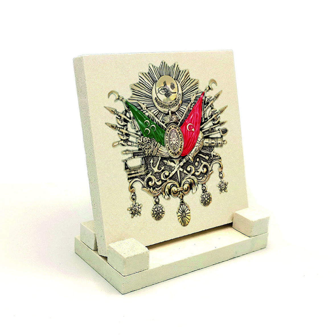 Osmanlı Arması Baskılı MDF Masaüstlük