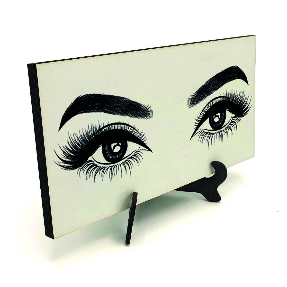 Arap Kadın Baskılı MDF Masaüstlük