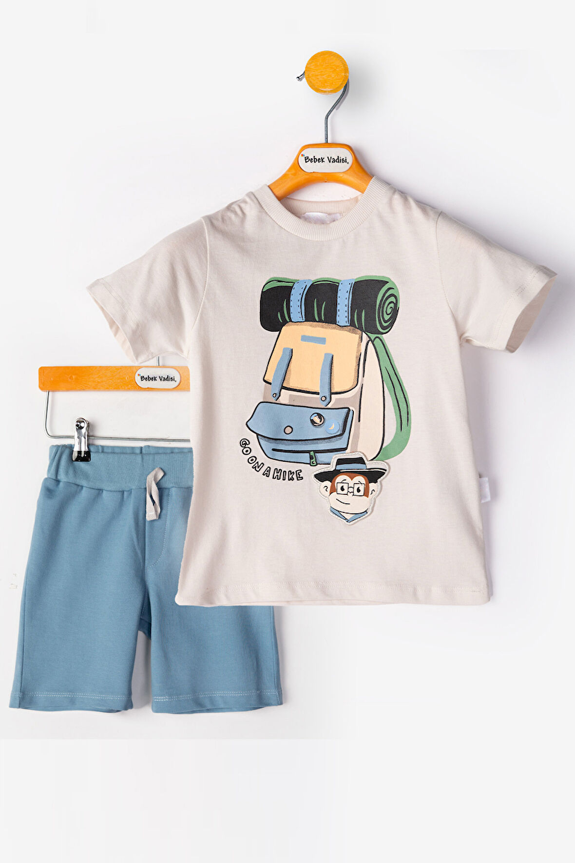Maymun Erkek Bebek alt ust Takım Şortlu Erkek Bebek Takım İkili Erkek Çocuk Takım Erkek Bebek Giyim
