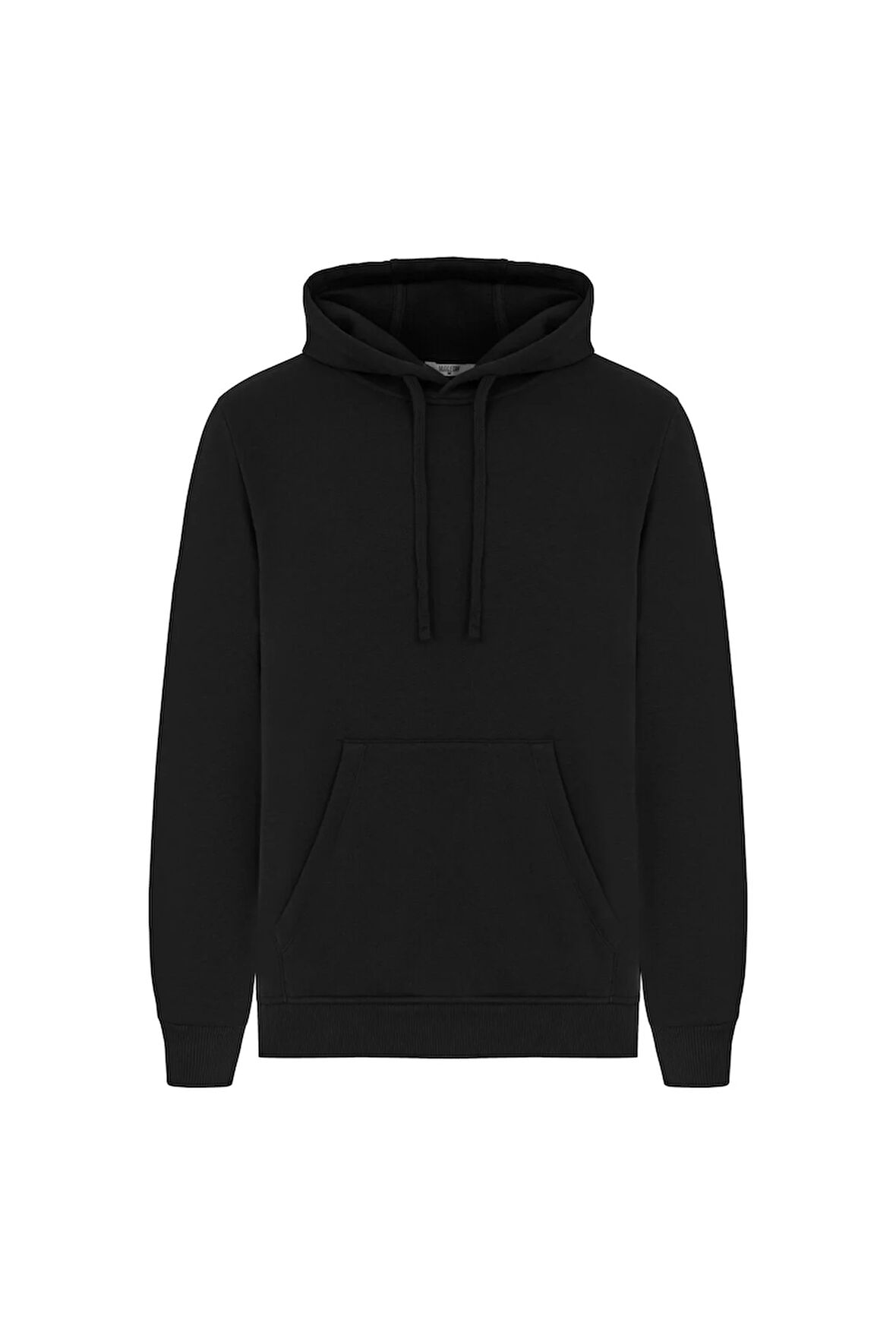 UNİSEX SİYAH DÜZ BASİC SWEATSHİRT