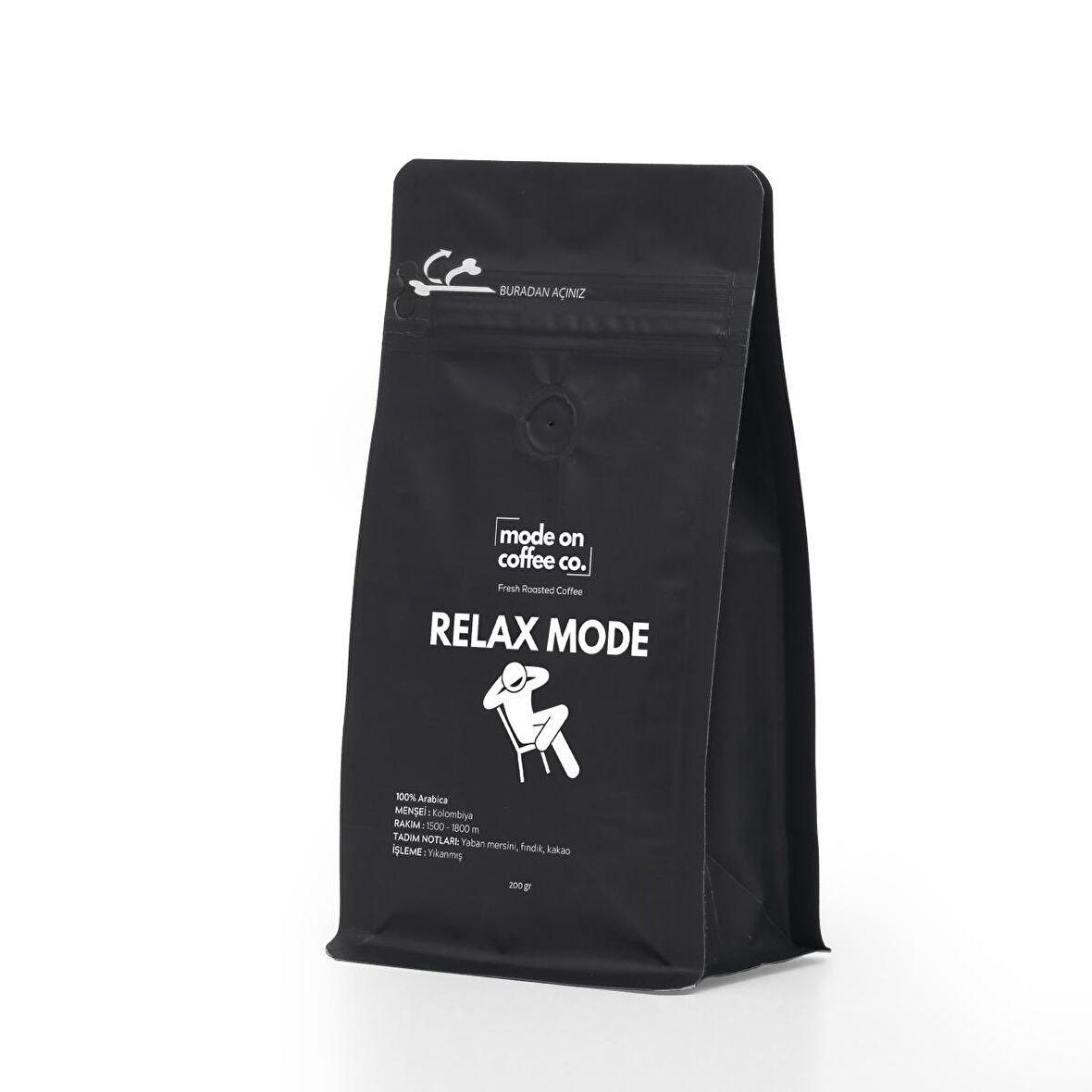 Relax Mode Yumuşak İçim Kağıt Filtre Colombia Filtre Kahve 200 gr
