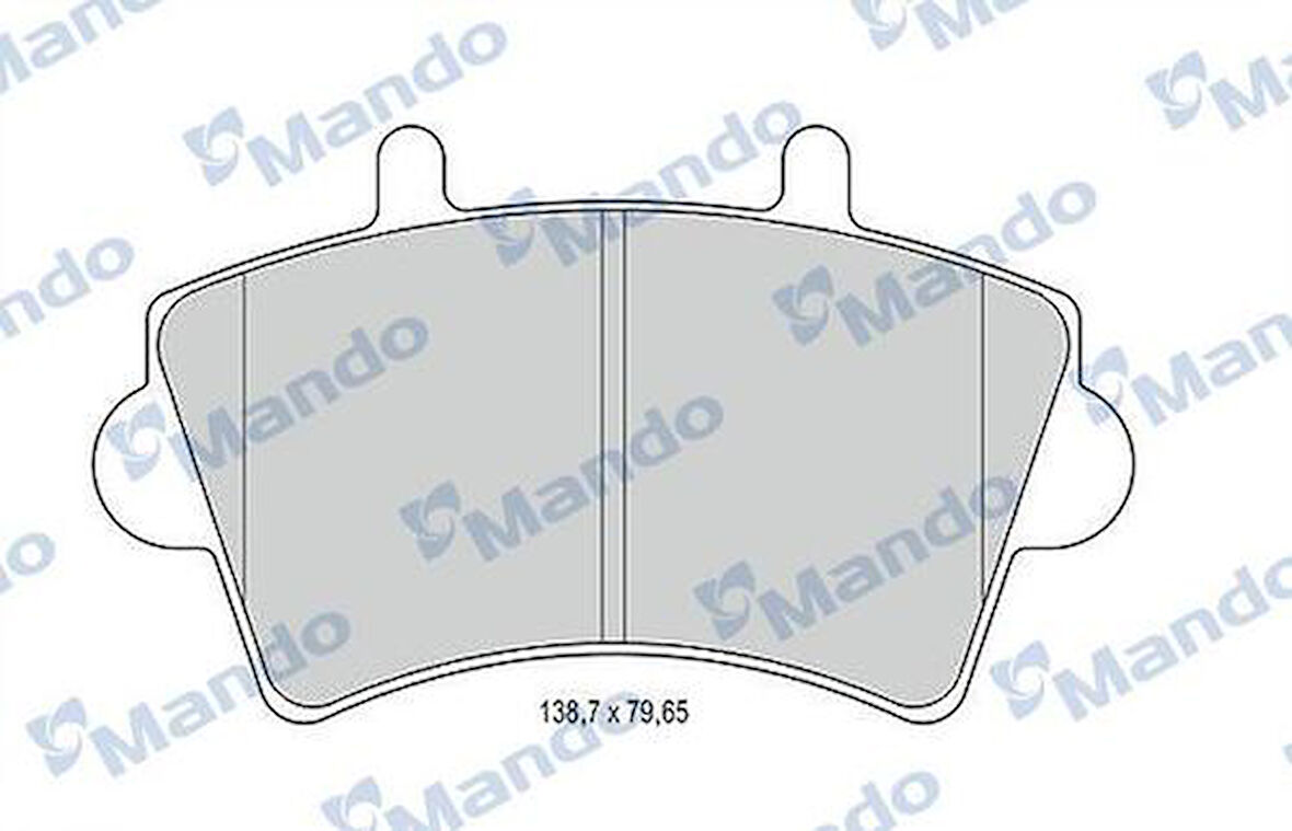 Mando MBF015025 Ön Fren Balatası Master II Movano Interstar 01- 4402993
