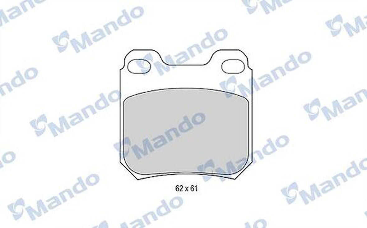Mando MBF015081 Arka Fren Balatası (Disk İçin) Vectra B Omega B 1605924