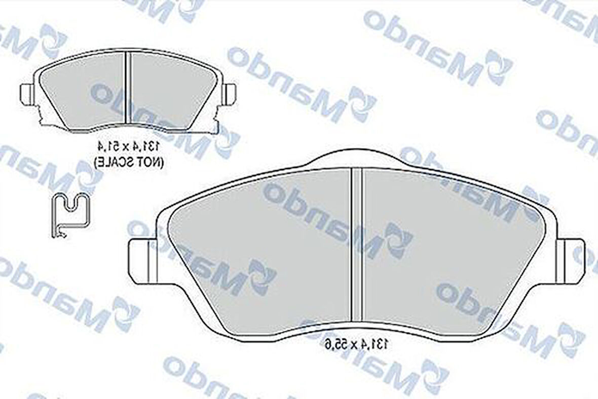 Mando MBF015178 Ön Fren Balatası Corsa C Combo C Meriva A 1605092