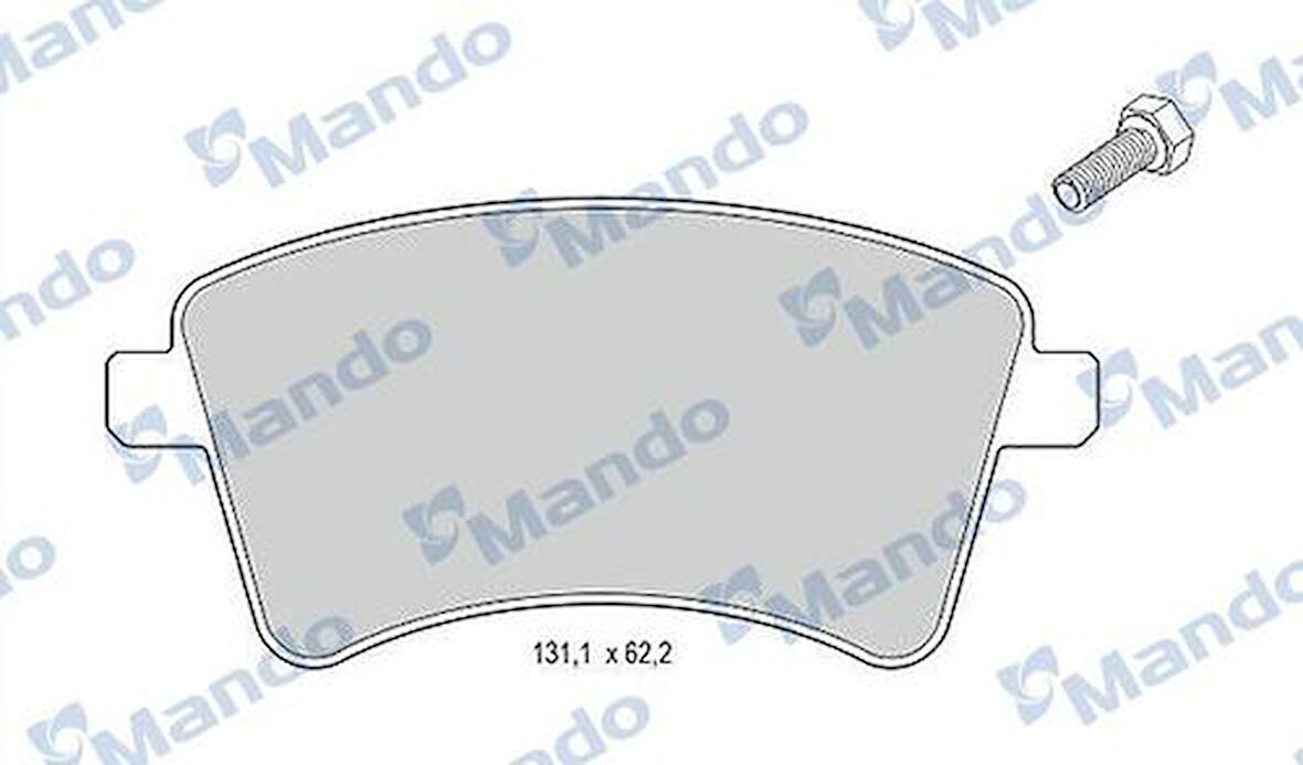 Mando MBF015240 Fren Balatası Ön Renault Kangoo III-Mercedes-Benz-Jıtan Bm 08- 410601334R