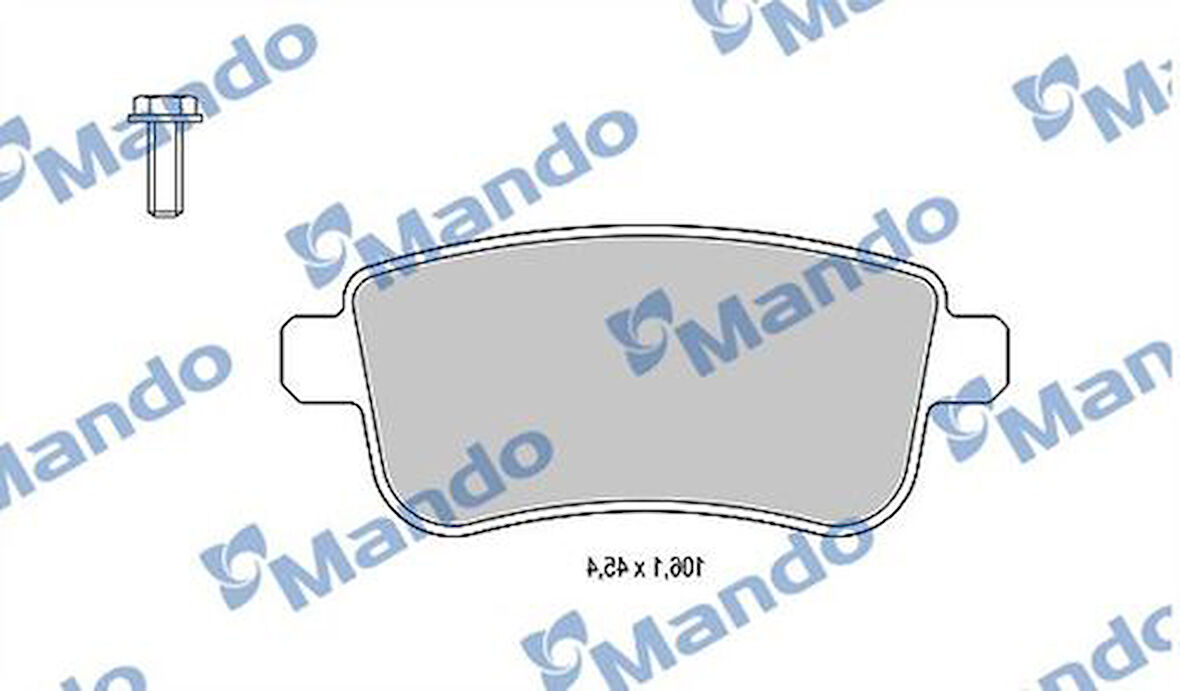 Mando MBF015253 Arka Balata Megane III-Scenic III 2.0 DCI-2.0 16V 440601416R