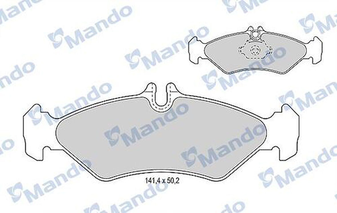 Mando MBF015657 Fren Balatası Arka Sprinter 96-06 Lt 28 35 46 96-05 A0044205620