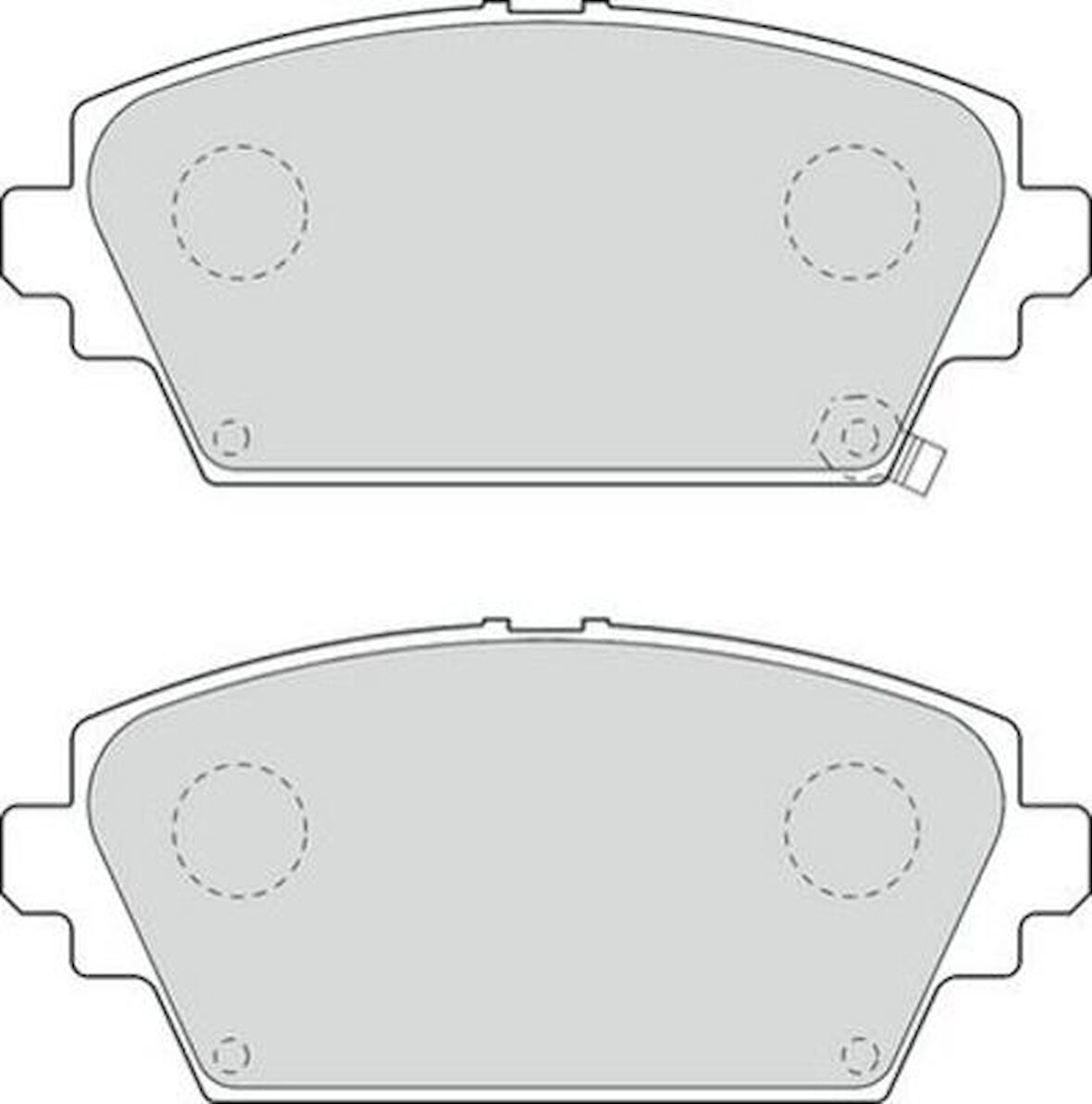 Mando MPO03 Fren Balata Accord 98-02 CRV 97-01 HRV 99 Ön 45022S1AE20