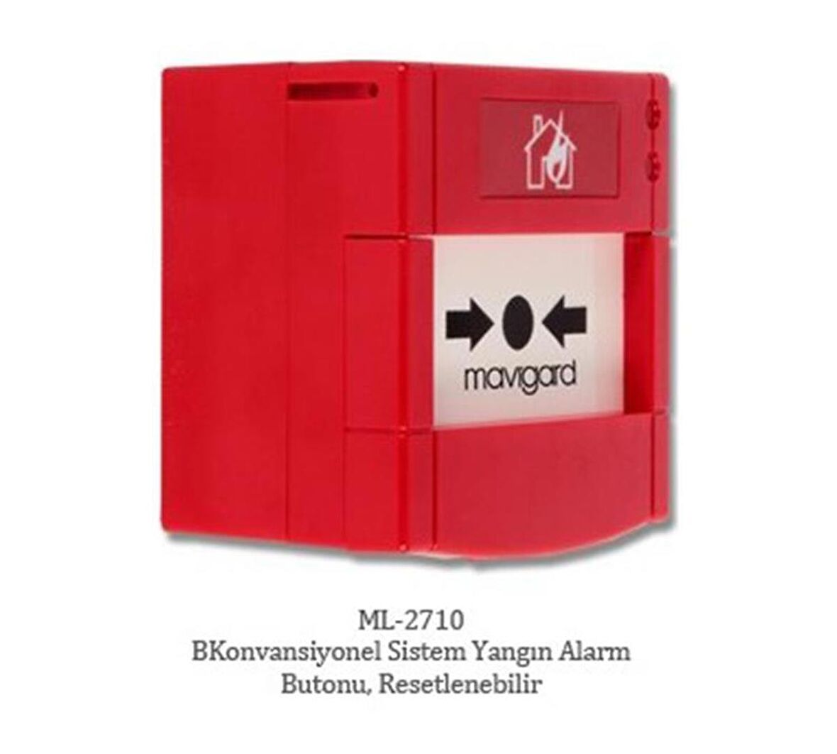 Mavigard ML-2710 Konvansyonel Yangın Alarm Butonu Restenebilir