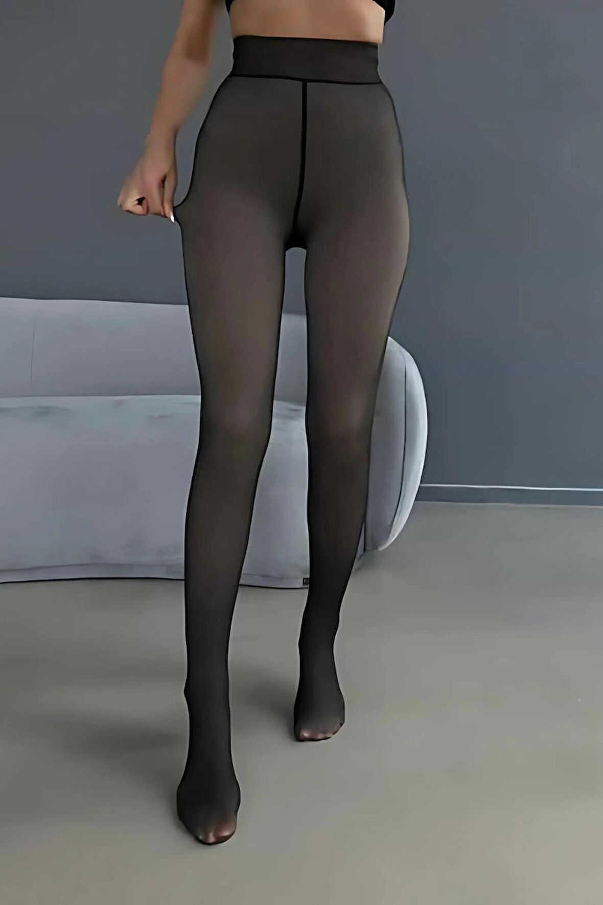 R9800-1 Ayaklı Peluş Tayt