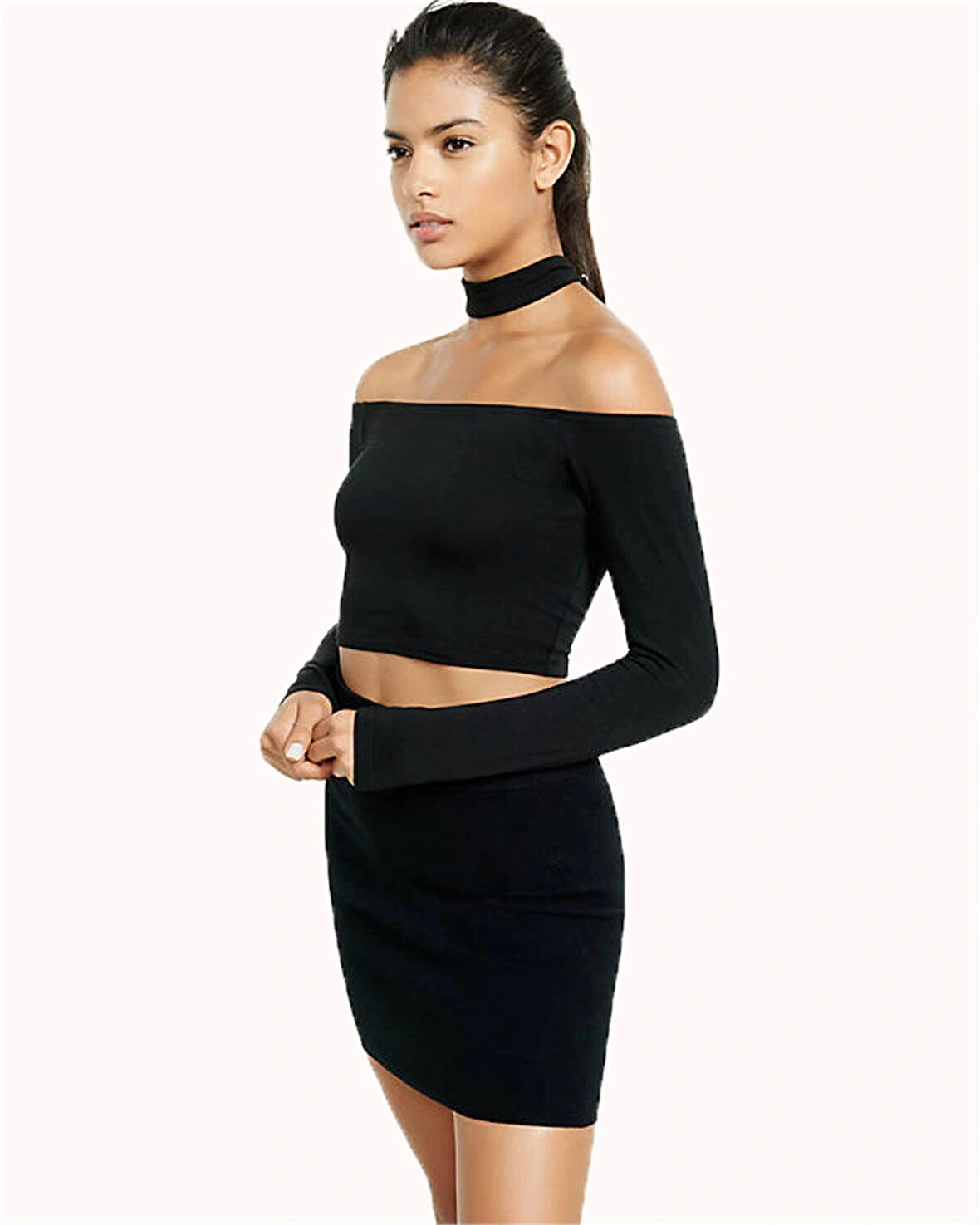 TP101280 Uzun Kollu Bustiyer Etek Takım