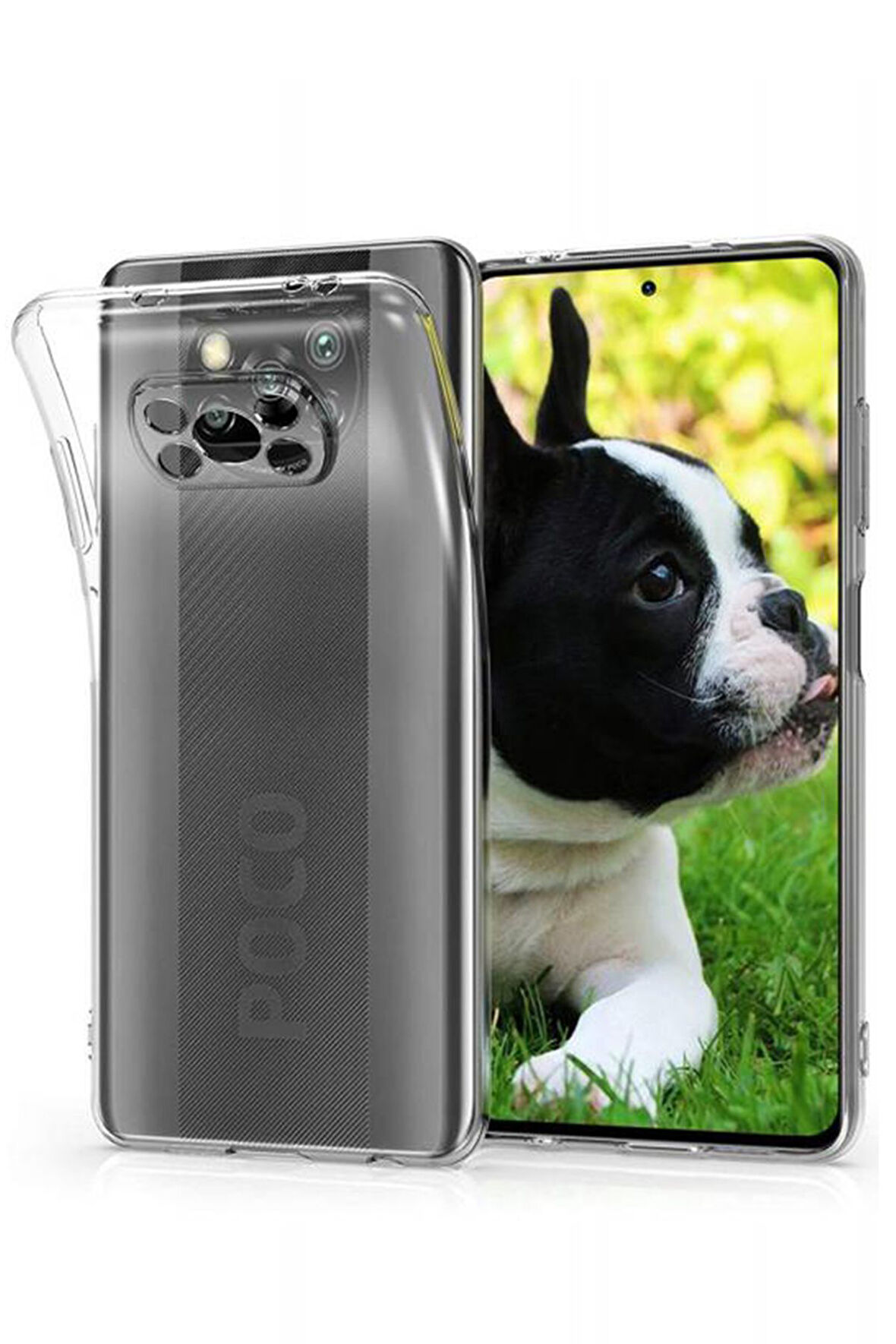 Xiaomi Poco X3 ve X3 Pro Uyumlu Kamera Korumalı Esnek Yumuşak Şeffaf Silikon Kılıf