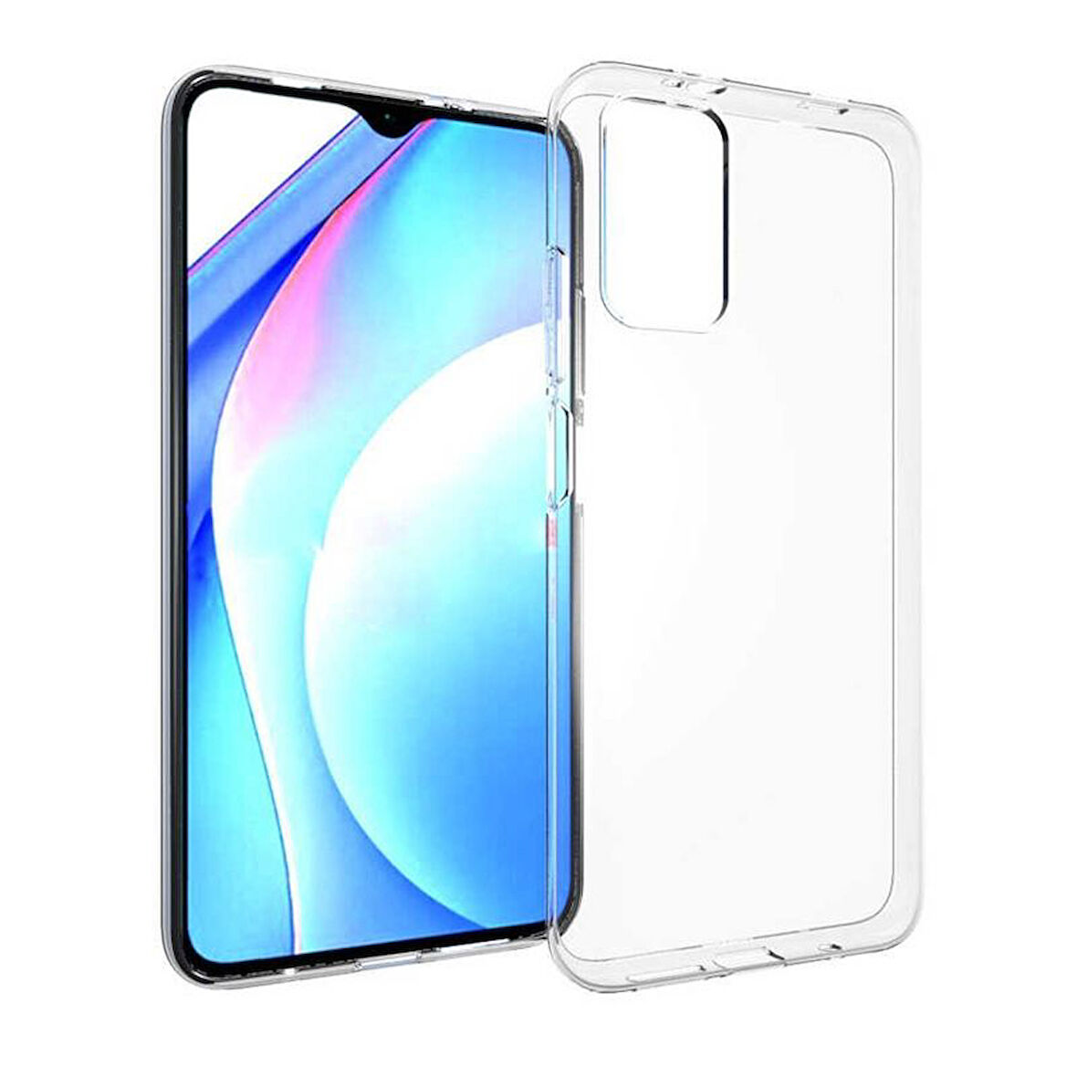 Xiaomi Redmi 9T Uyumlu Kamera Korumalı Esnek Yumuşak Şeffaf Silikon Kılıf