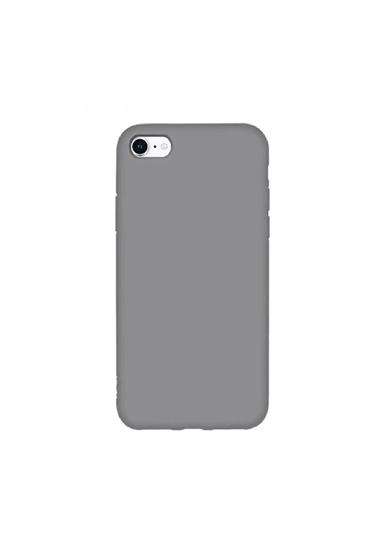 iphone 7-8-Se 2020 Uyumlu Premium Lansman Liquid Silikon Kılıf İçi Kadife-Gri