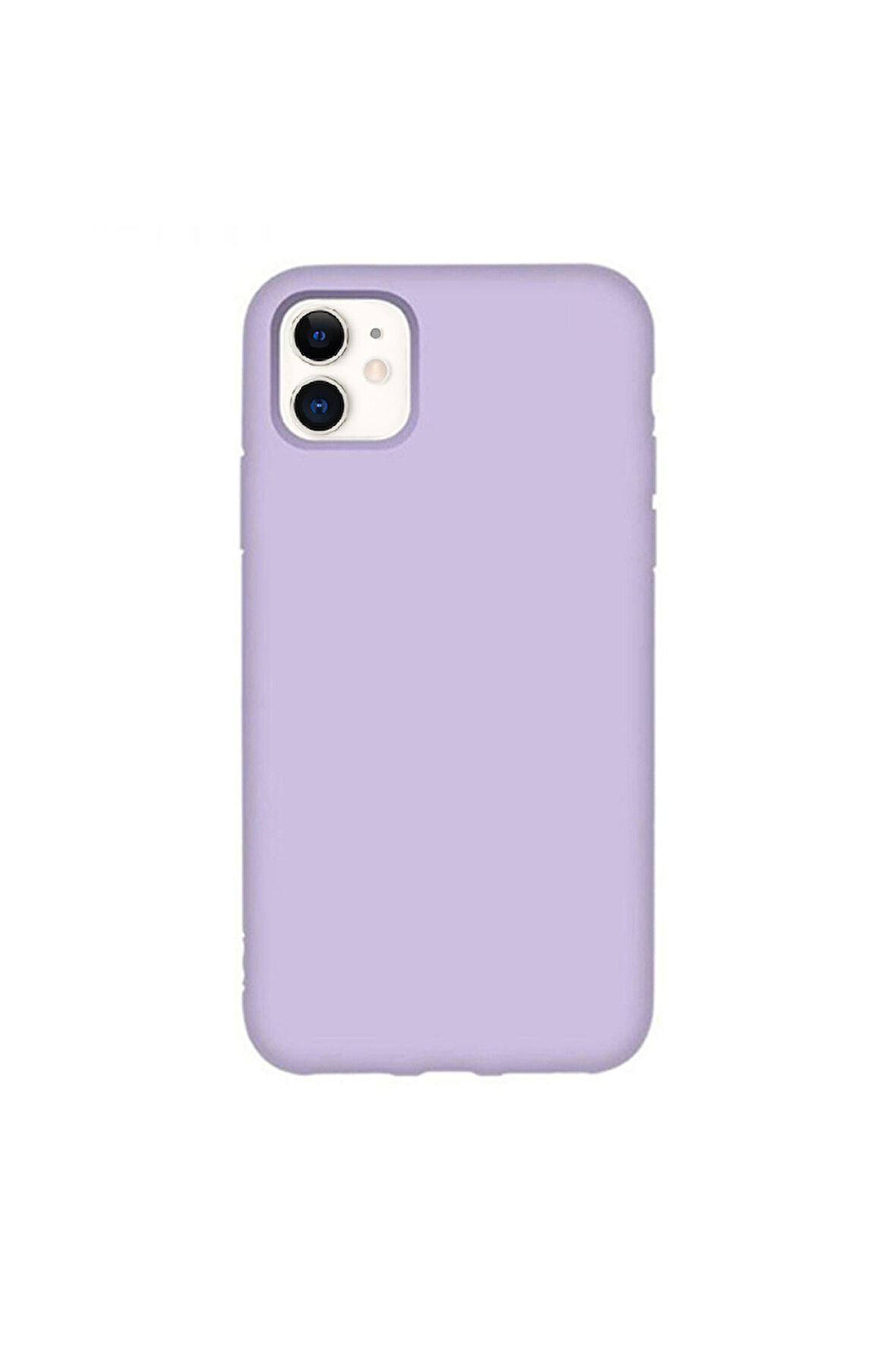 iphone 11 Uyumlu Premium Lansman Liquid Silikon Kılıf İçi Kadife-Lila