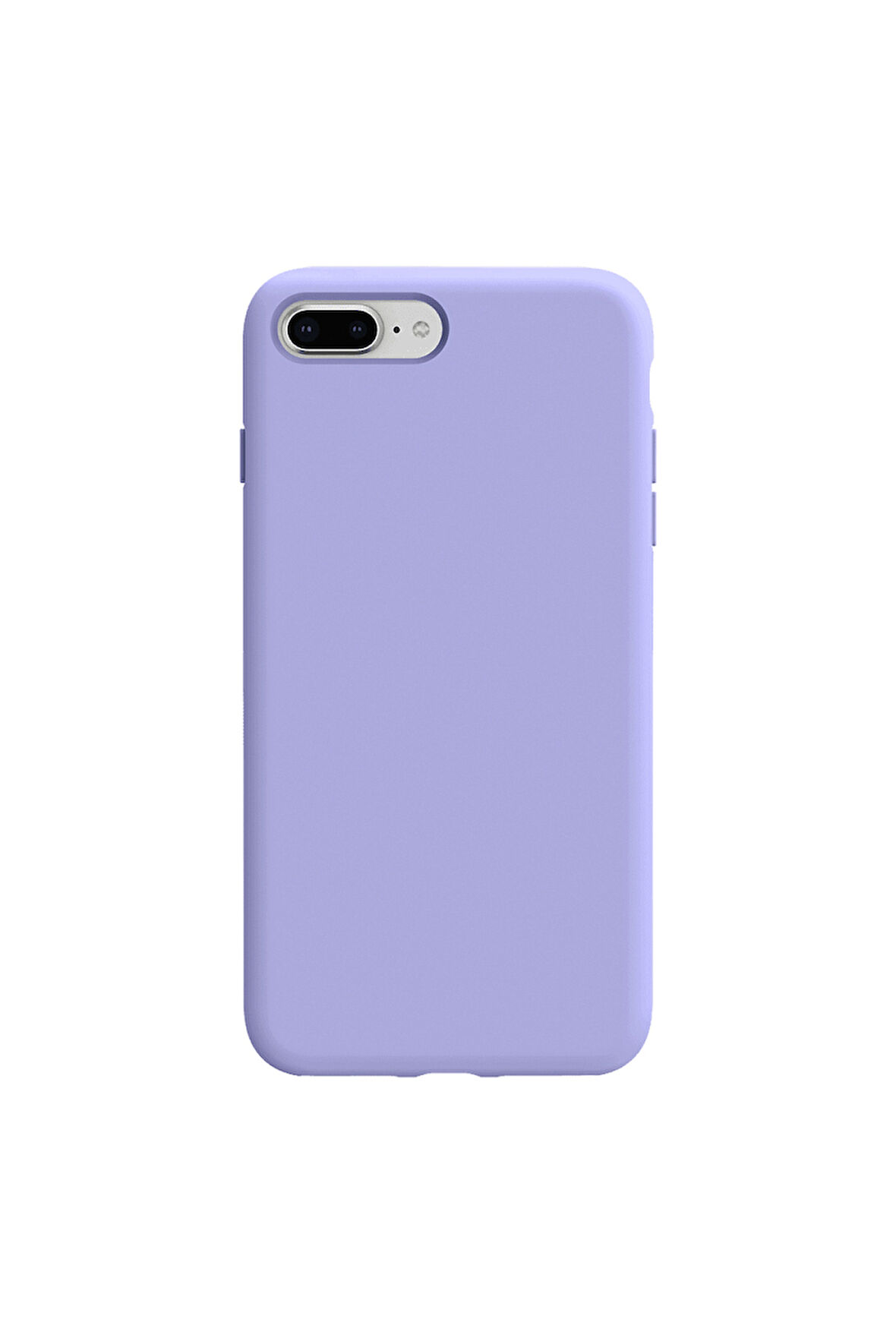 iphone 7 Plus/8 Plus Uyumlu Premium Lansman Liquid Silikon Kılıf İçi Kadife-Lila
