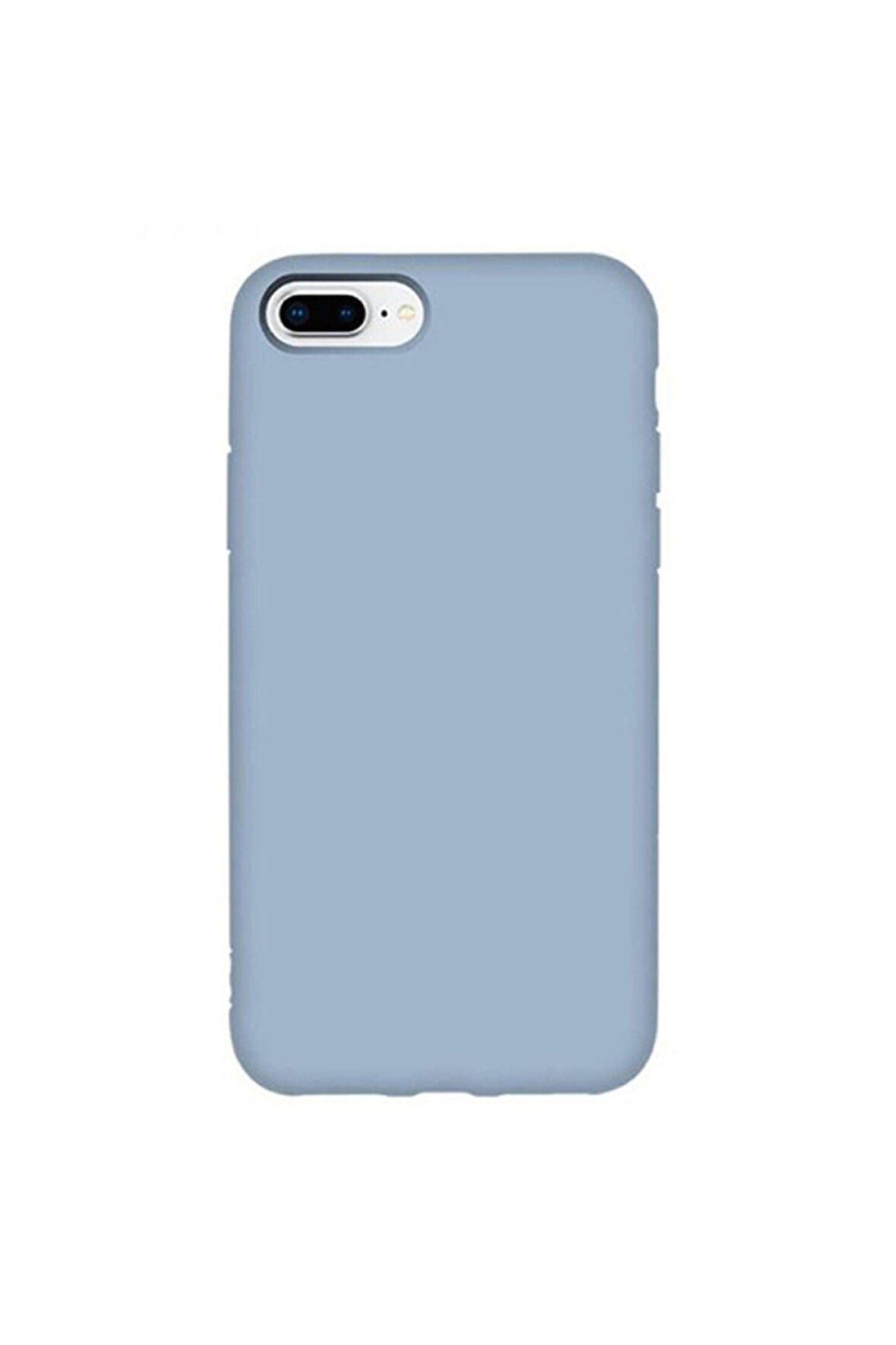 iphone 7 Plus/8 Plus Uyumlu Premium Lansman Liquid Silikon Kılıf İçi Kadife-Bebe Mavi
