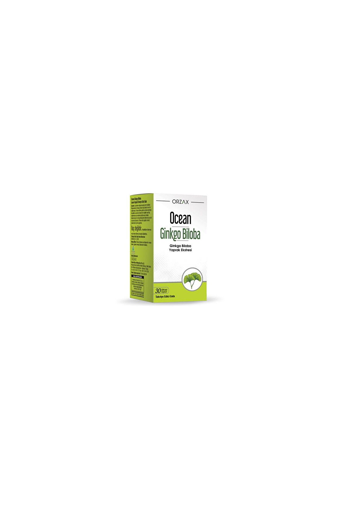 Ocean Ginkgo Biloba 30 Kapsül 2 Adet
