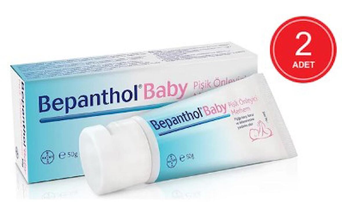 Bepanthol Baby Pişik Önleyici Merhem 50 gr 2 Adet