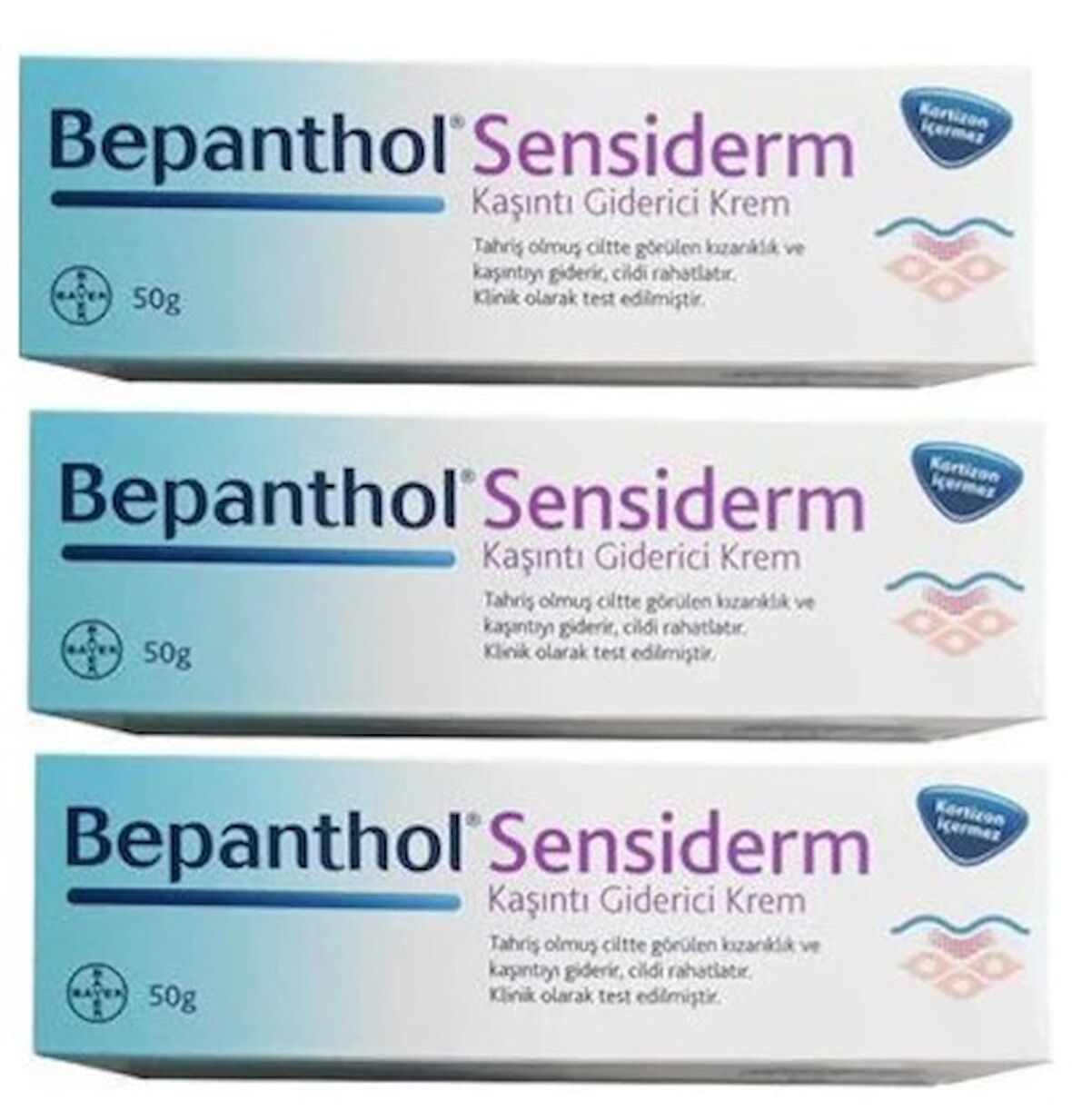 Bepanthol Sensiderm Krem 50 gr 3 Adet