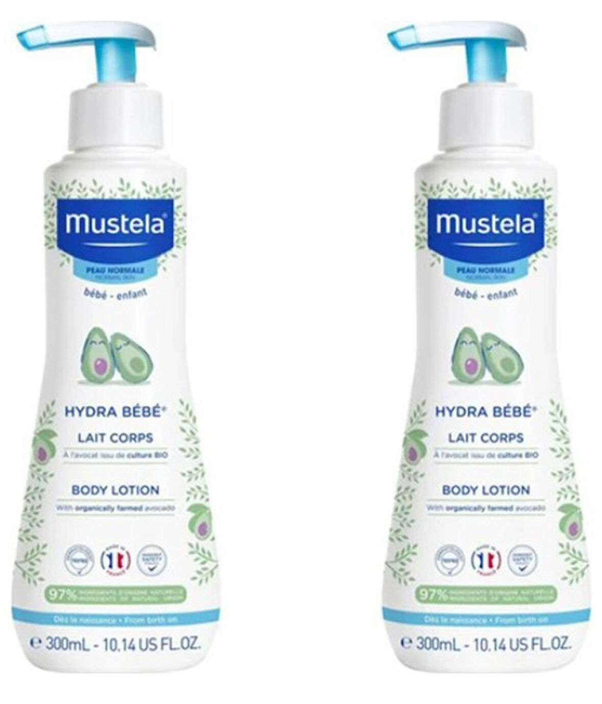 Mustela Hydra Bebe Vücut Losyonu 300 ml 2 Adet