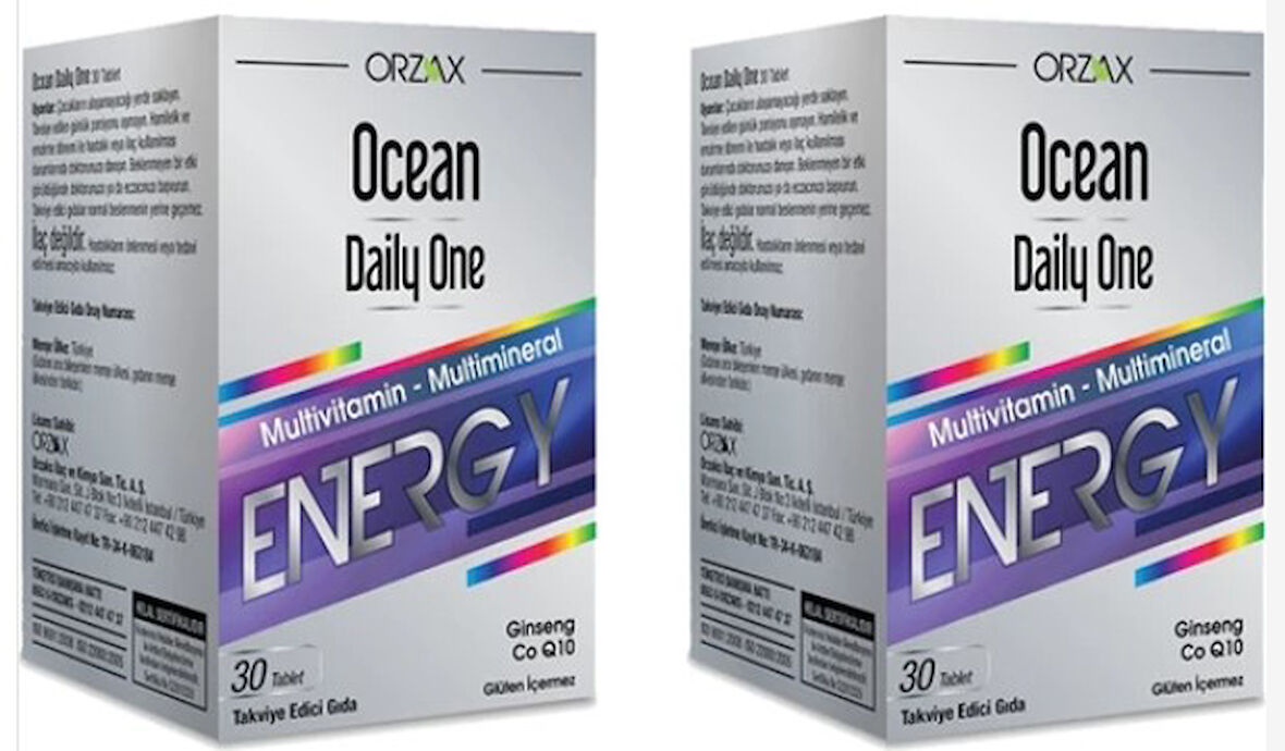 Ocean Daily One Energy 30 Tablet 2 Adet