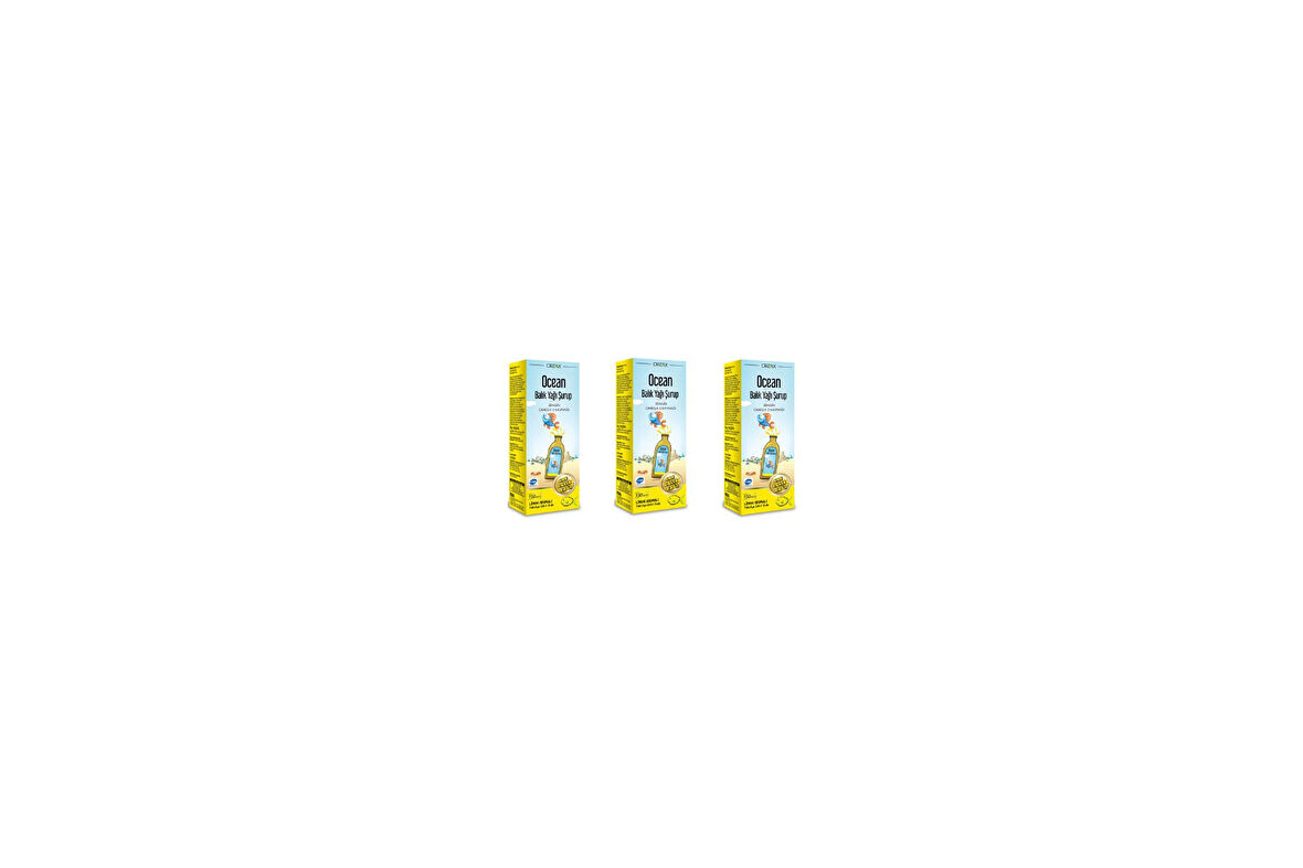 Ocean Limon Balık Yağı Şurup 150 ml 3 Adet