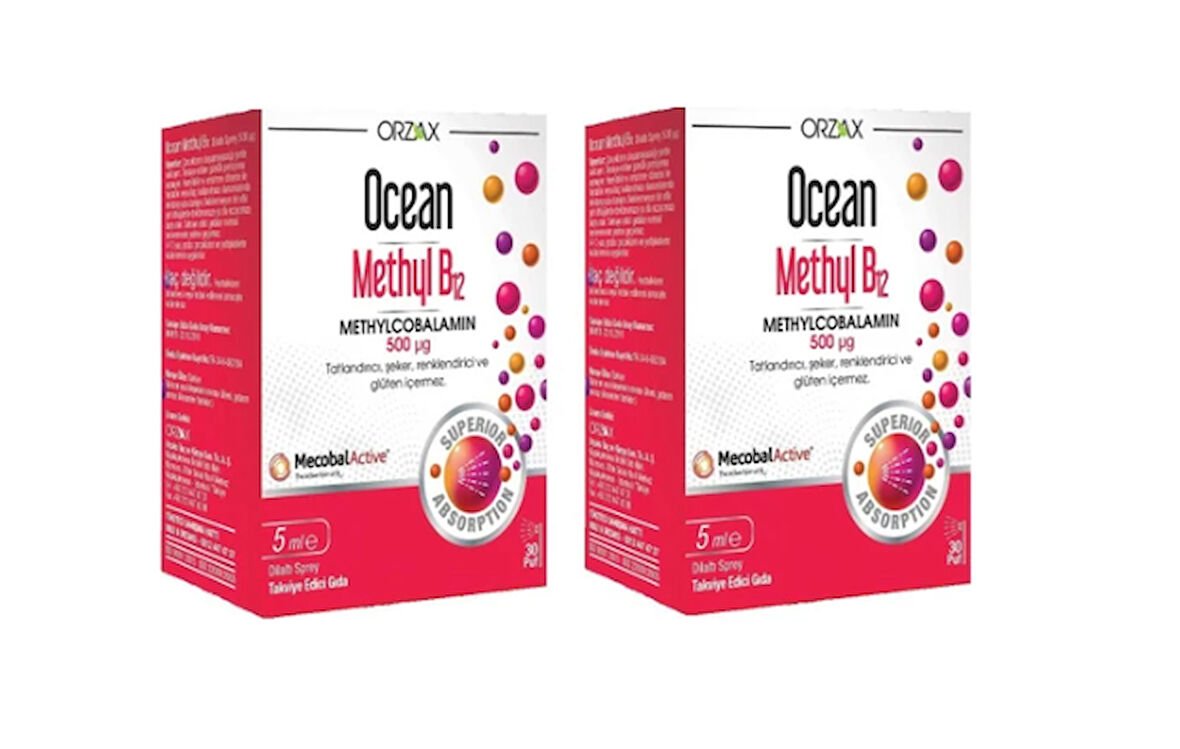 Ocean Methyl B12 500 Mg 5ml Sprey 2 Kutu