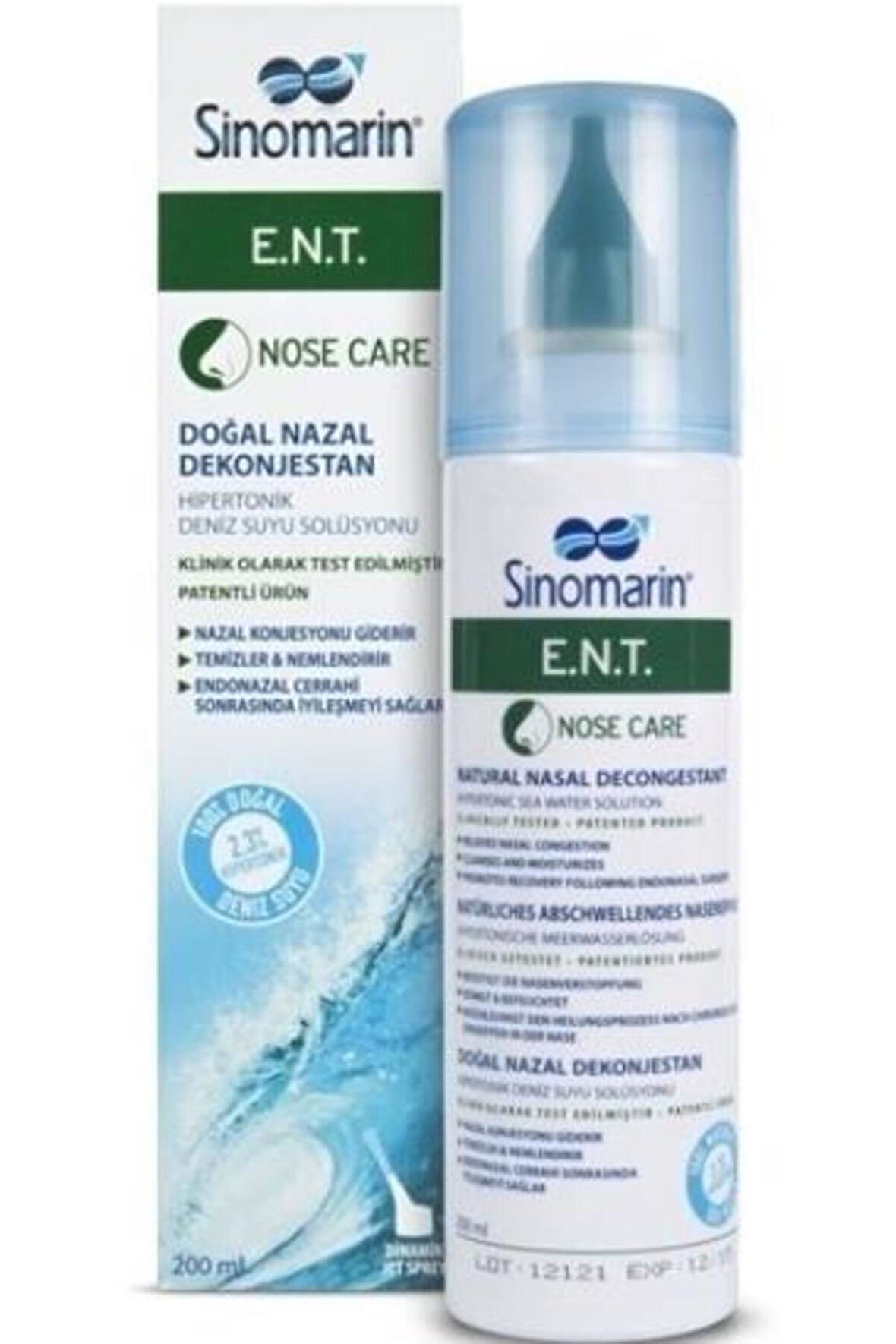 Sinomarin E.N.T. - Deniz Suyu Spreyi 200 Ml 2 adet