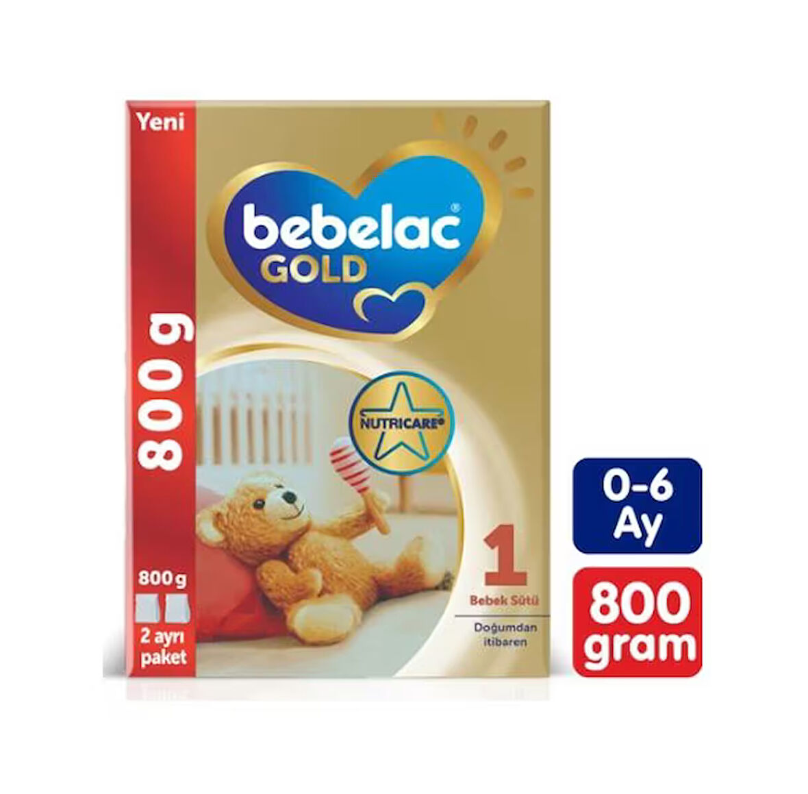 Bebelac Gold 1 Bebek Sütü 800 Gr X 3 Adet