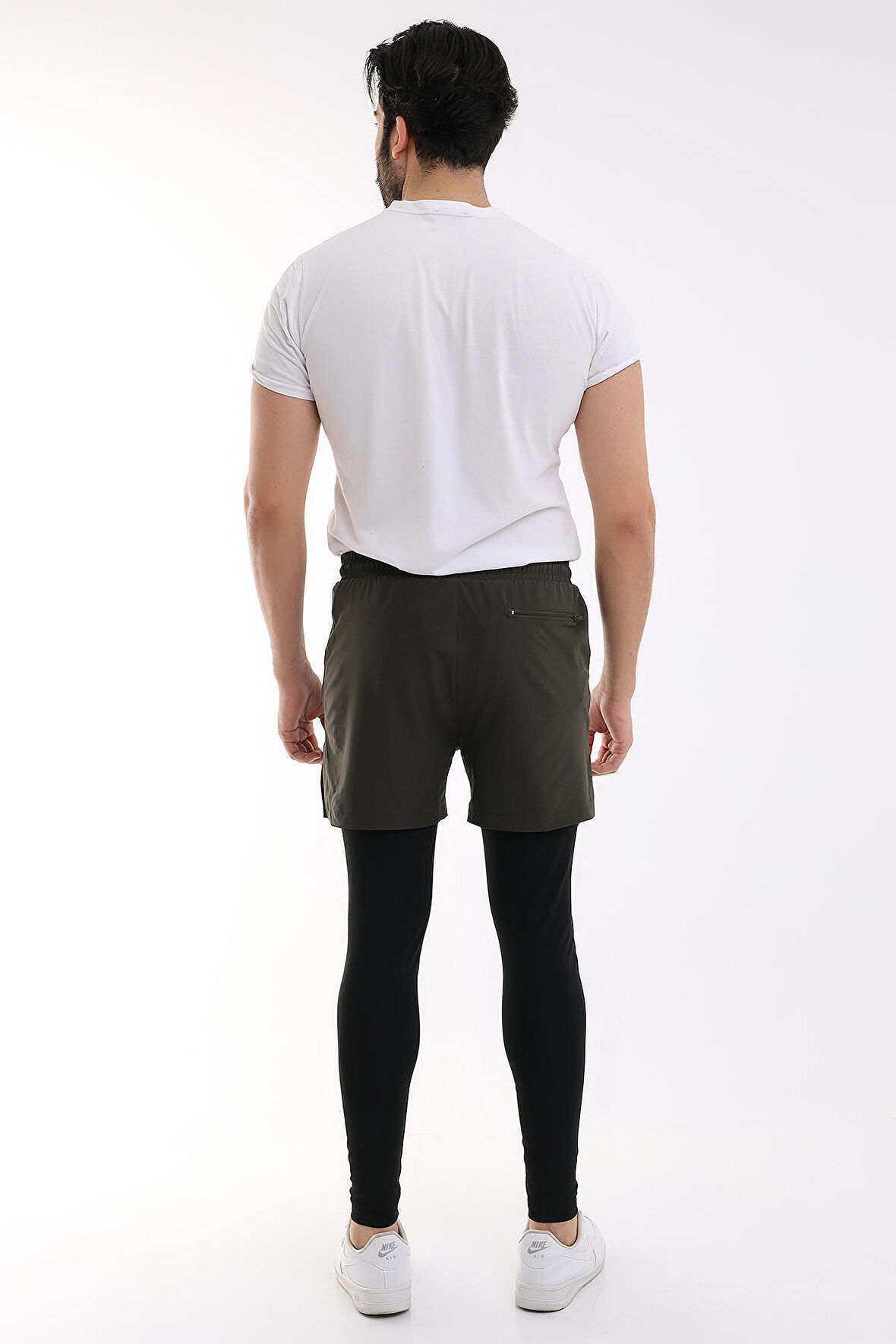 HAKİ ERKEK TAYTLI ŞORT / UZUN TAYTLI / MEN'S TIGHTS SHORTS LONG TIGHTS