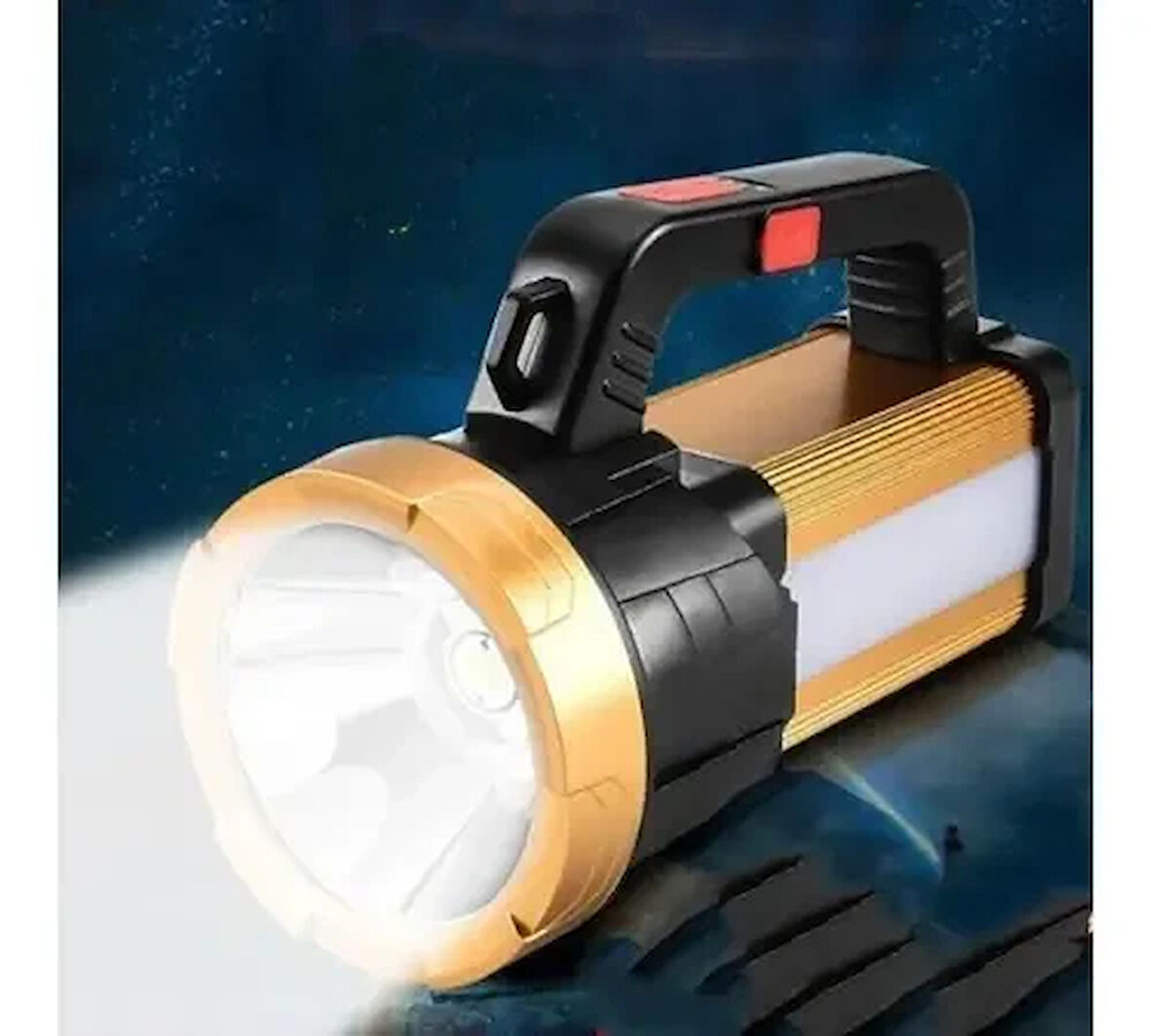 WATTON WT-615 6 MOD ŞARJLI EL FENERİ PROJEKTÖR TİPİ 