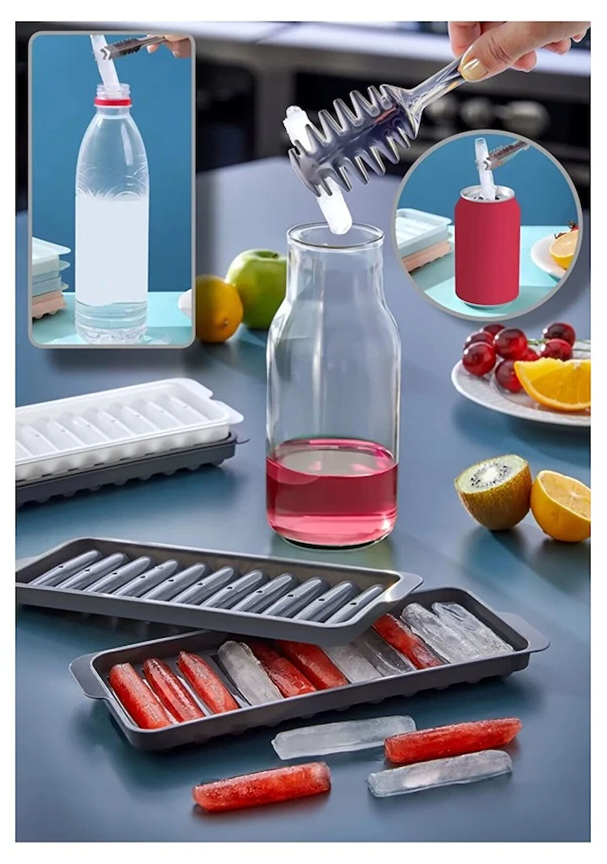 Pratik Çubuk Şeklinde Kokteyl Sunum Buz Kalıbı