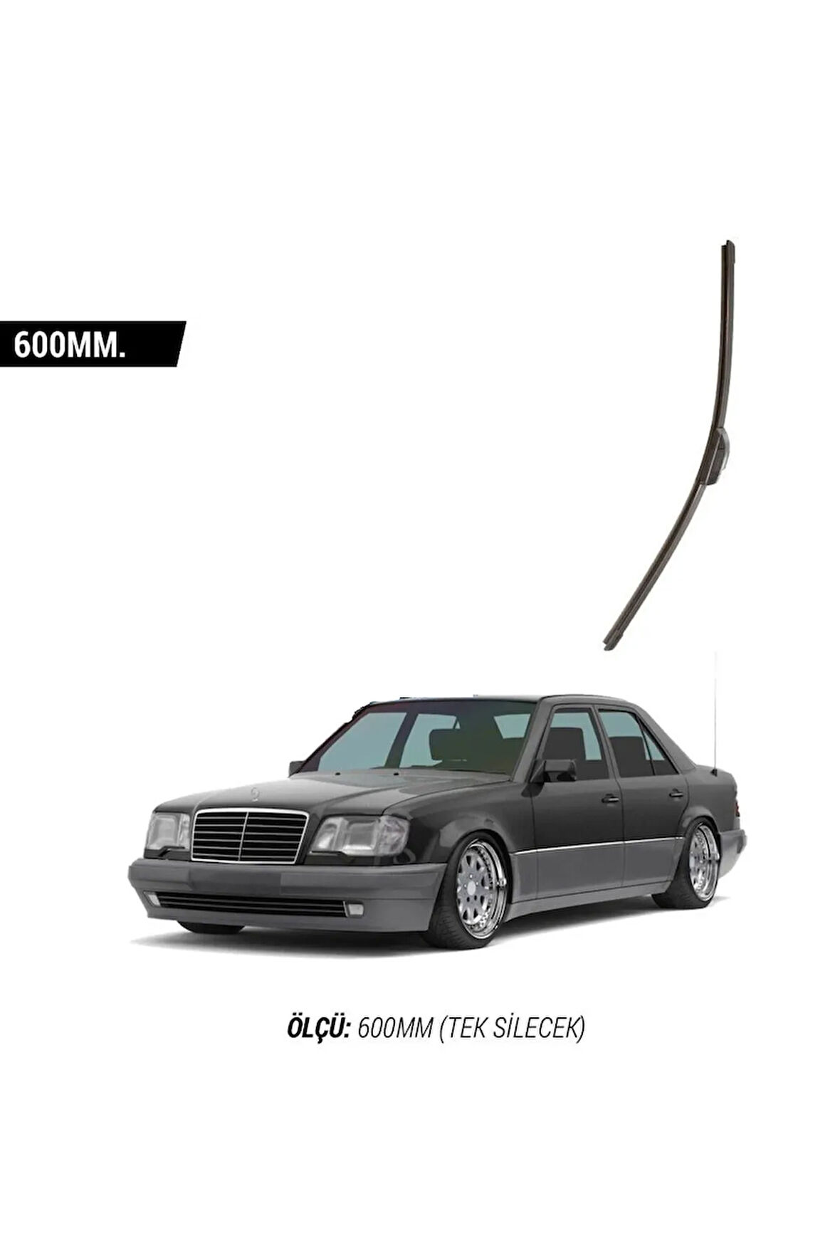 MERCEDES E SERİSİ W124 1989-1995 2'li Ön Cam Sileceği Sağ Sol Silecek Takımı Muz Silecek