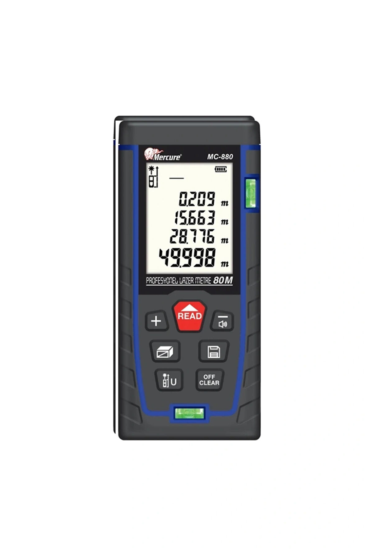 Mercure MC-880 Profesyonel Lazer Metre 80 Metre