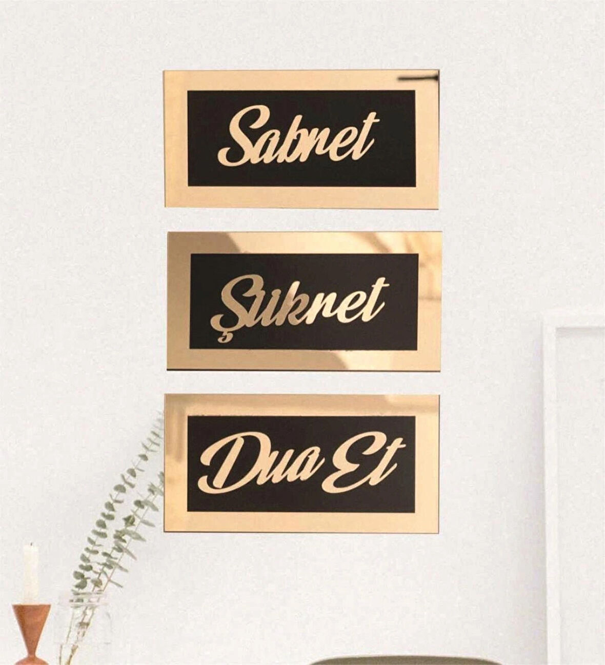 Sabret Şükret Dua Et 3'lü set