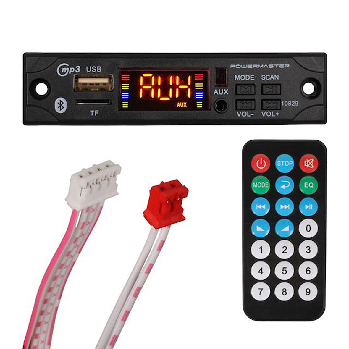 MAGICVOICE M517 OTO TEYP USB/SD/MP3/MIC/BLUETOOTH/KUMANDA OTO TE