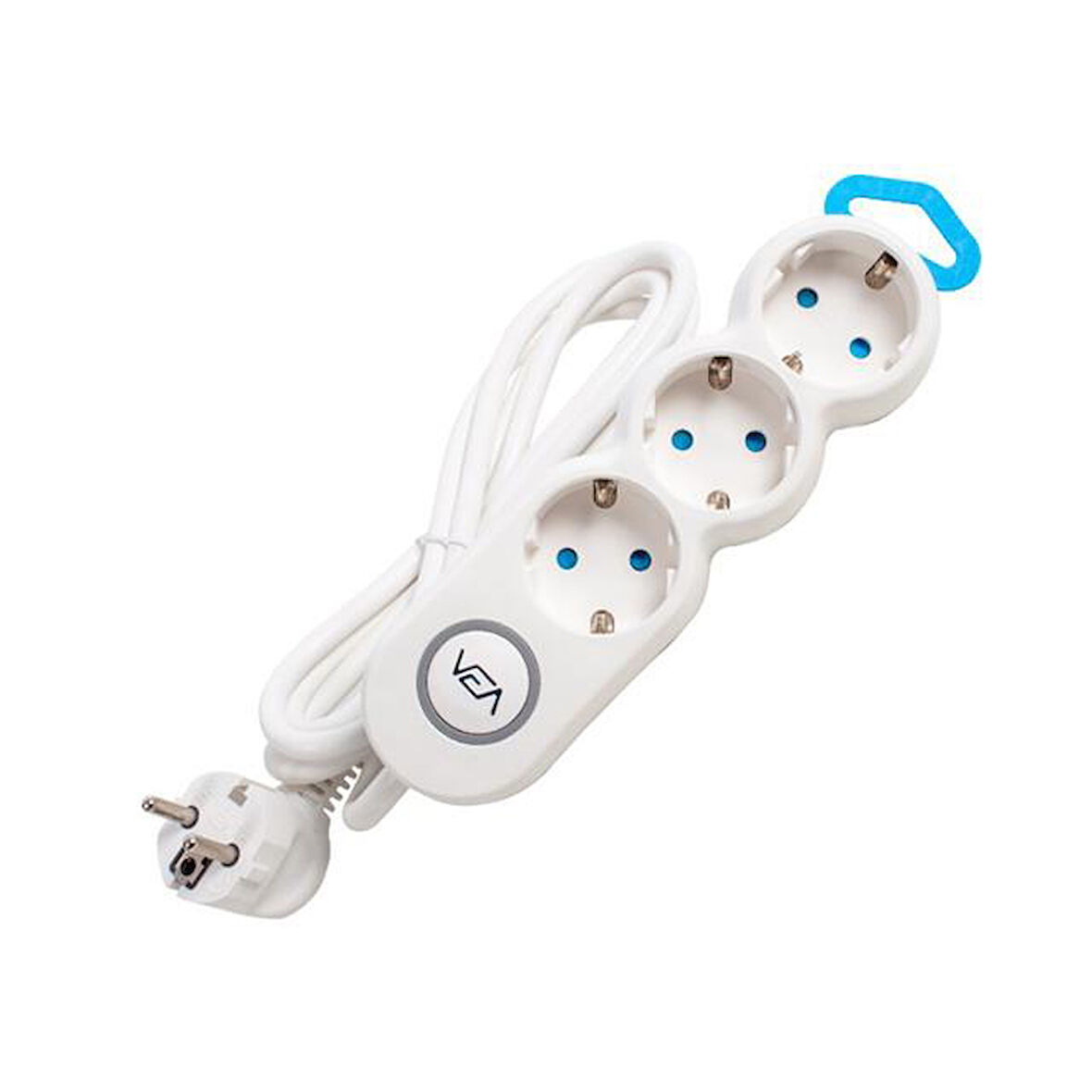 Vea Ve-2s3s 3lü 2 Metre Kablolu Anahtarlı Grup Priz Diğer