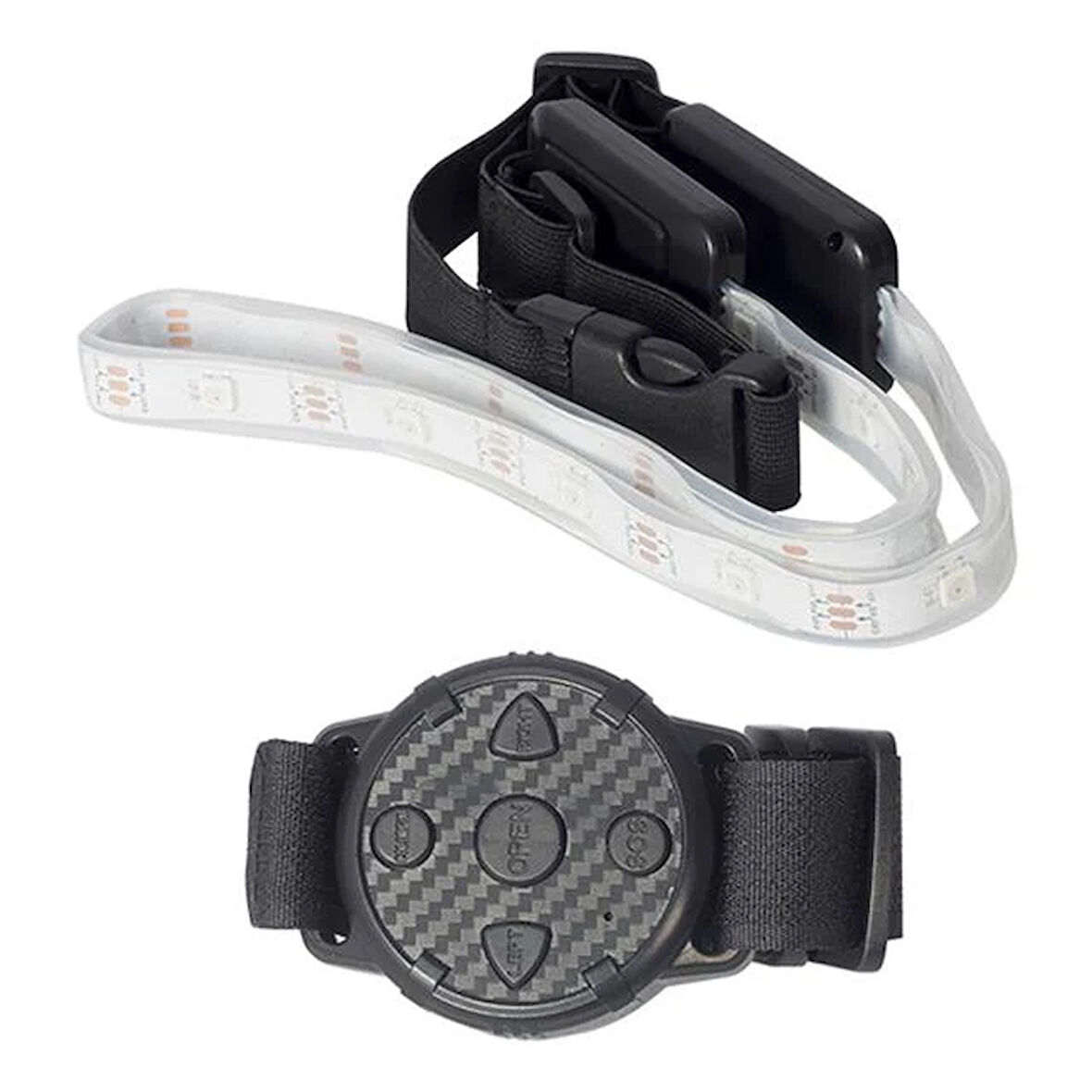 Powermaster 18600 Bisikletçiler İçin Ledli Güvenlik Kemeri Beyaz