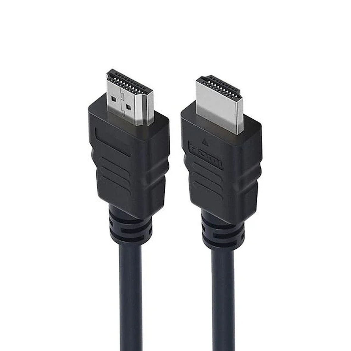 Powermaster Plastik Düz  Siyah 10 Metre Hdmi Kablo Poşetli